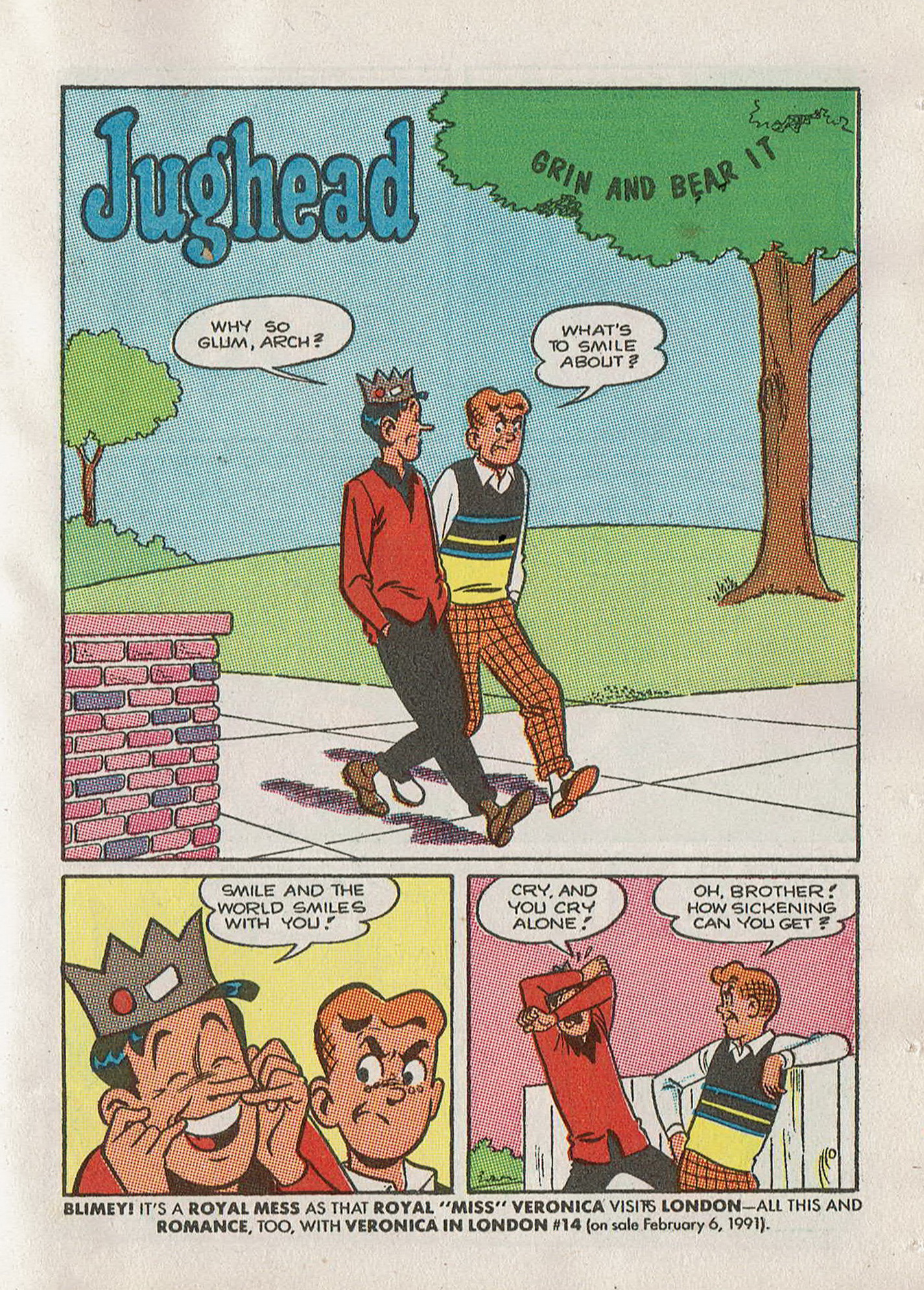 Read online Jughead Jones Comics Digest comic -  Issue #68 - 13