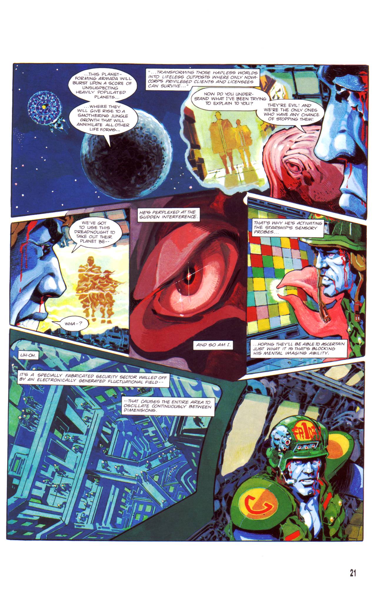 Read online Rogue Trooper:  The Final Warrior comic -  Issue #9 - 22