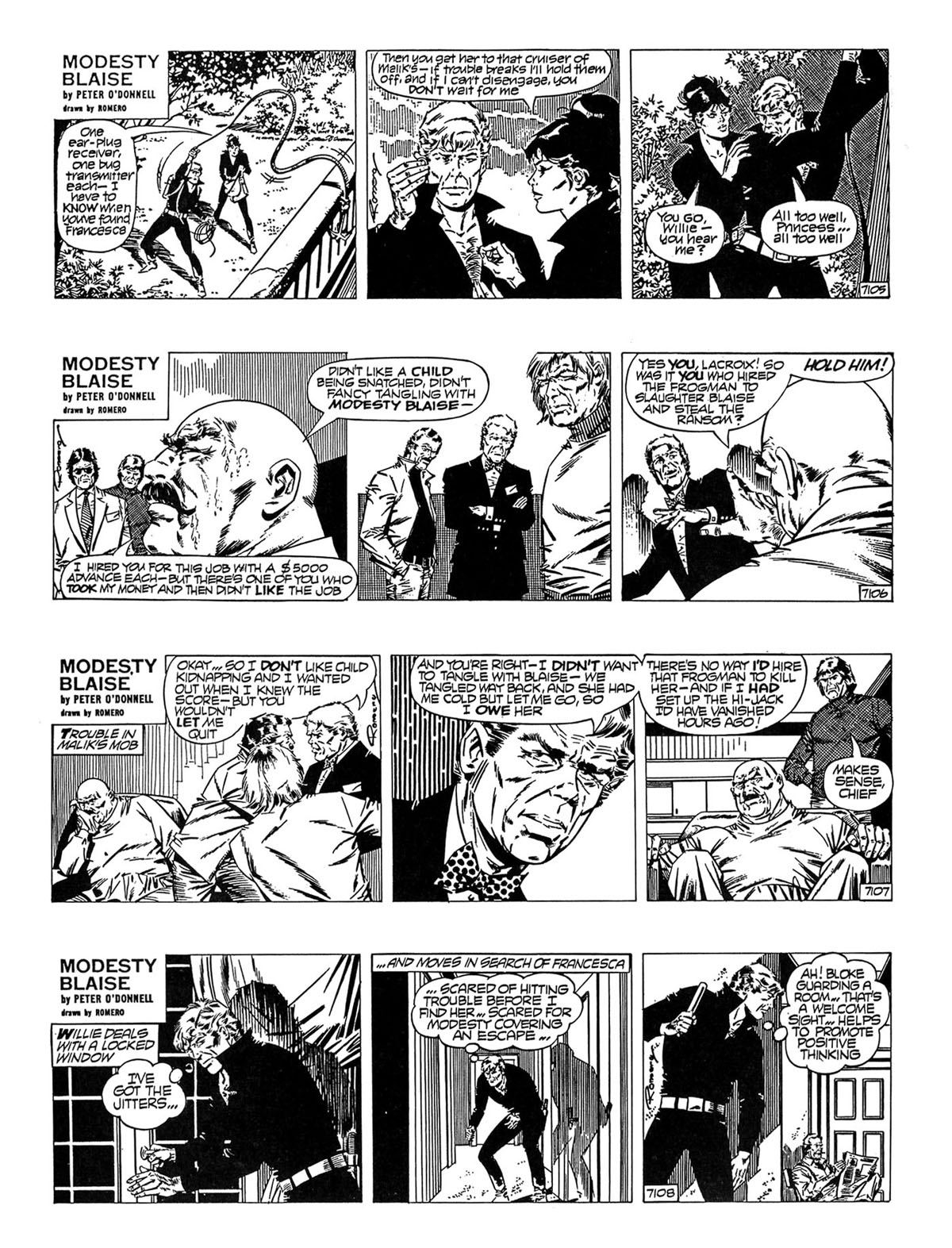 Read online Modesty Blaise Live bait comic -  Issue # TPB - 23