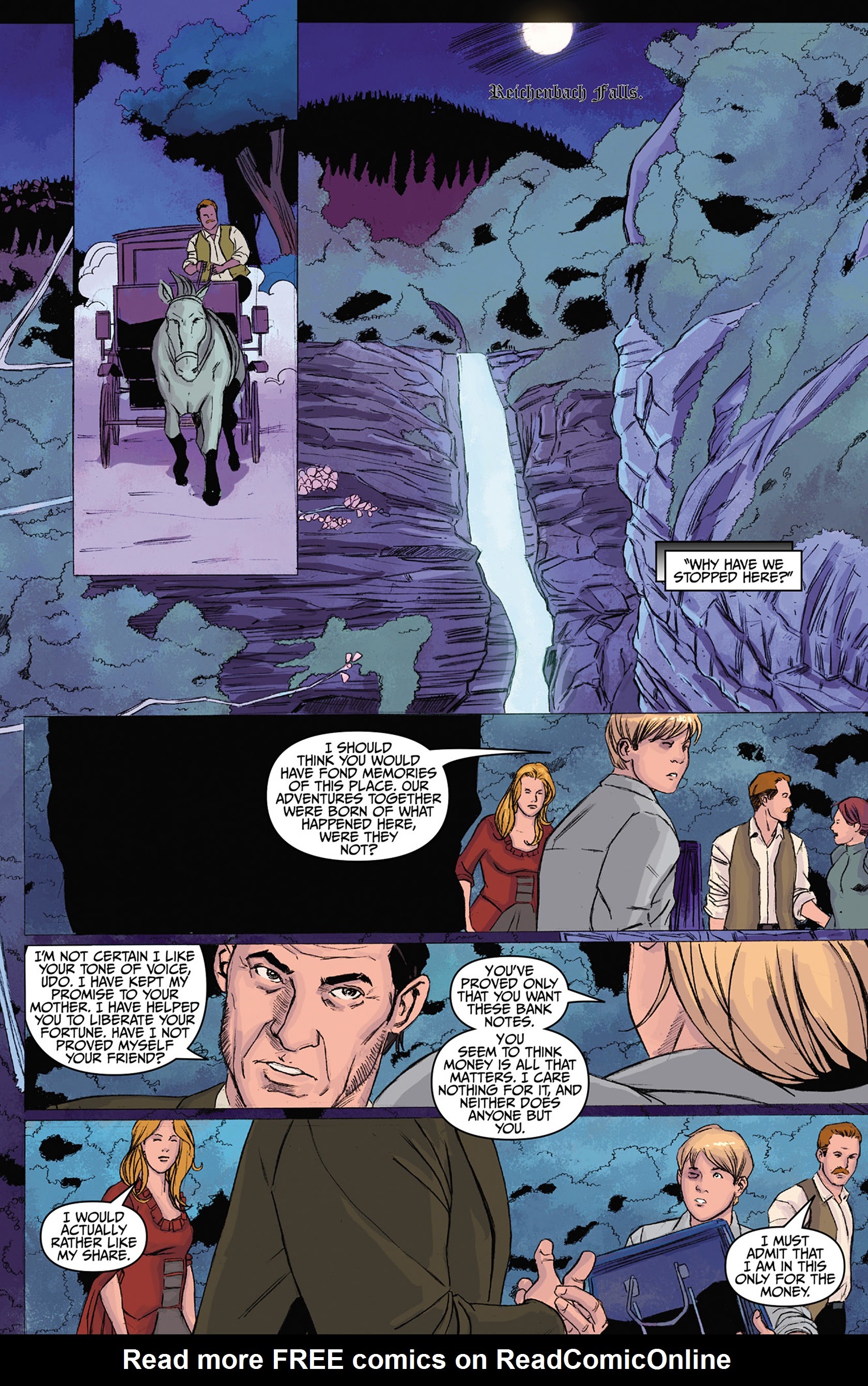 Read online Sherlock Holmes: Moriarty Lives comic -  Issue #5 - 20