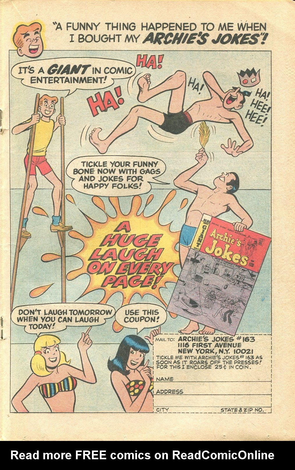 Read online Archie's Joke Book Magazine comic -  Issue #139 - 19