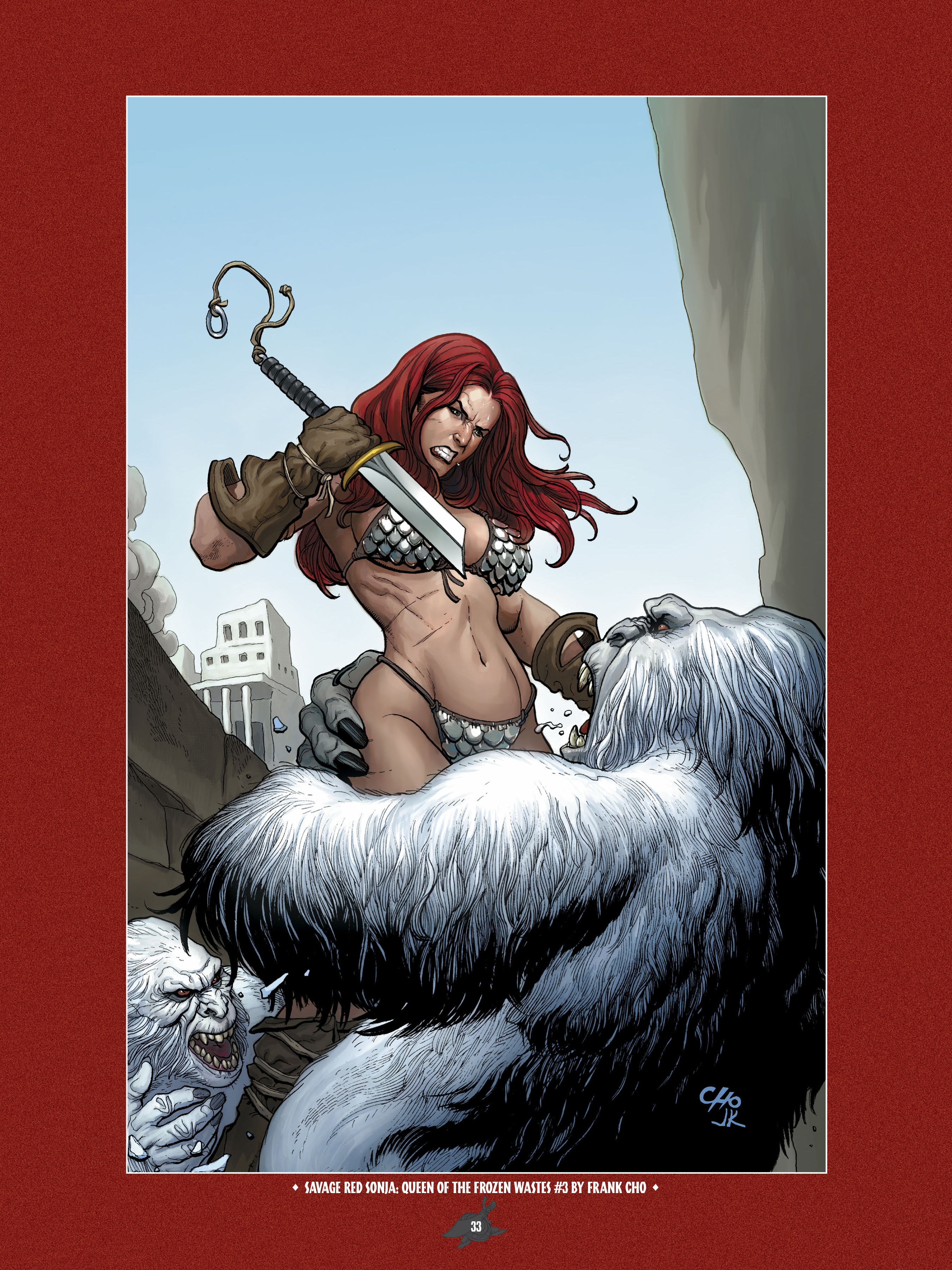 Read online The Art of Red Sonja comic -  Issue # TPB 1 (Part 1) - 32