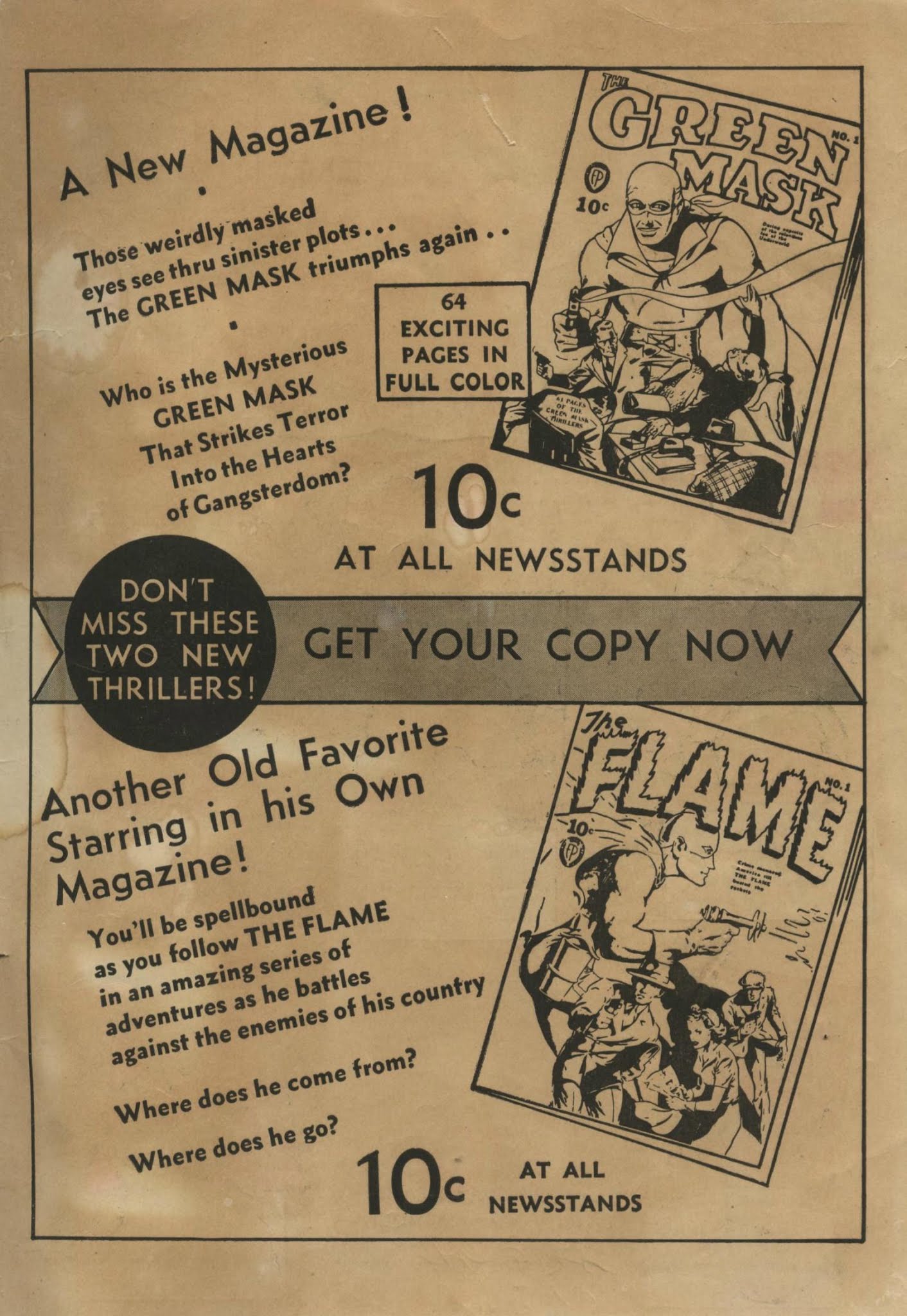 Read online Mystery Men Comics comic -  Issue #15 - 67