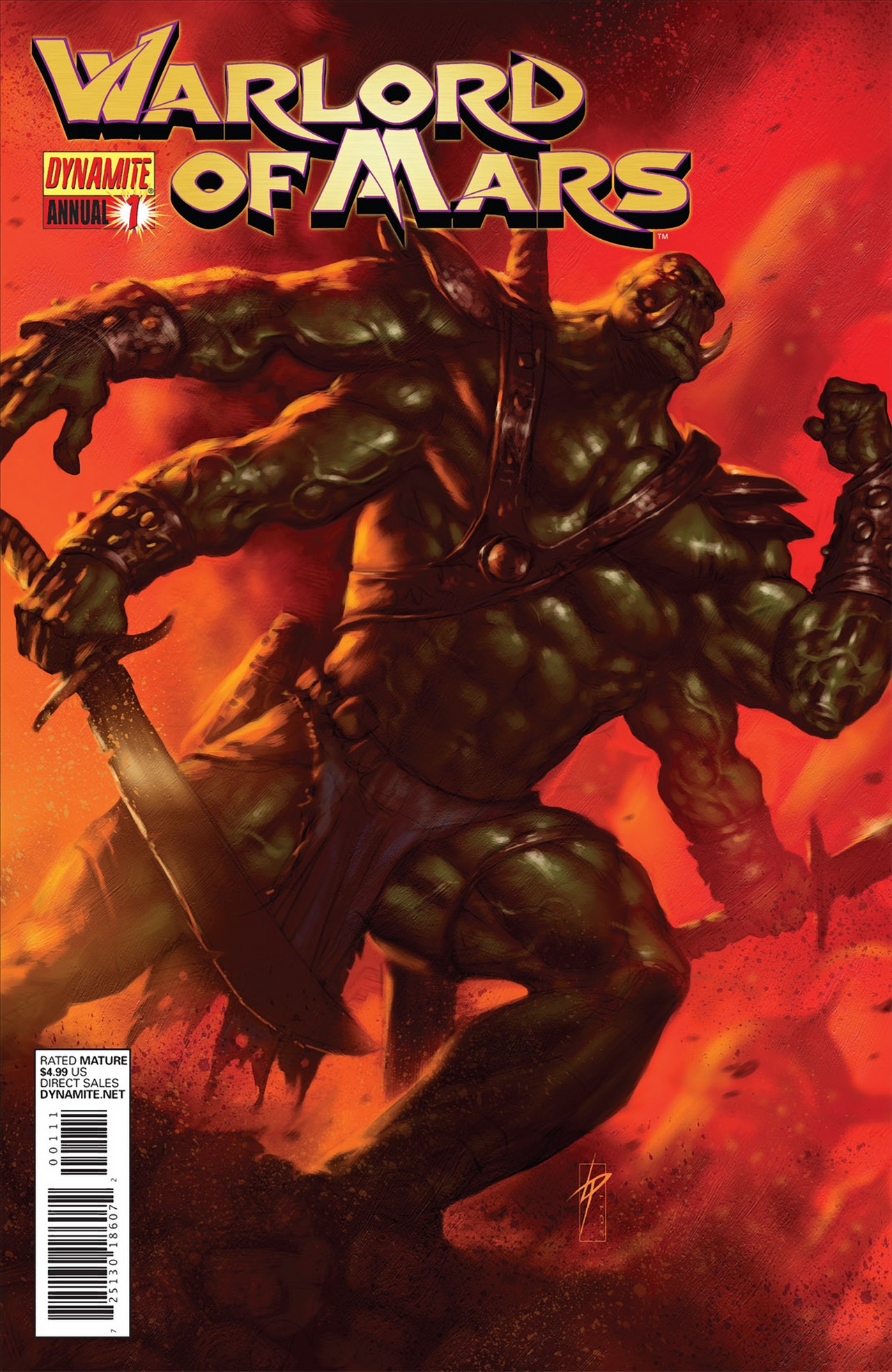 Read online Warlord of Mars comic -  Issue # _Annual 1 - 1