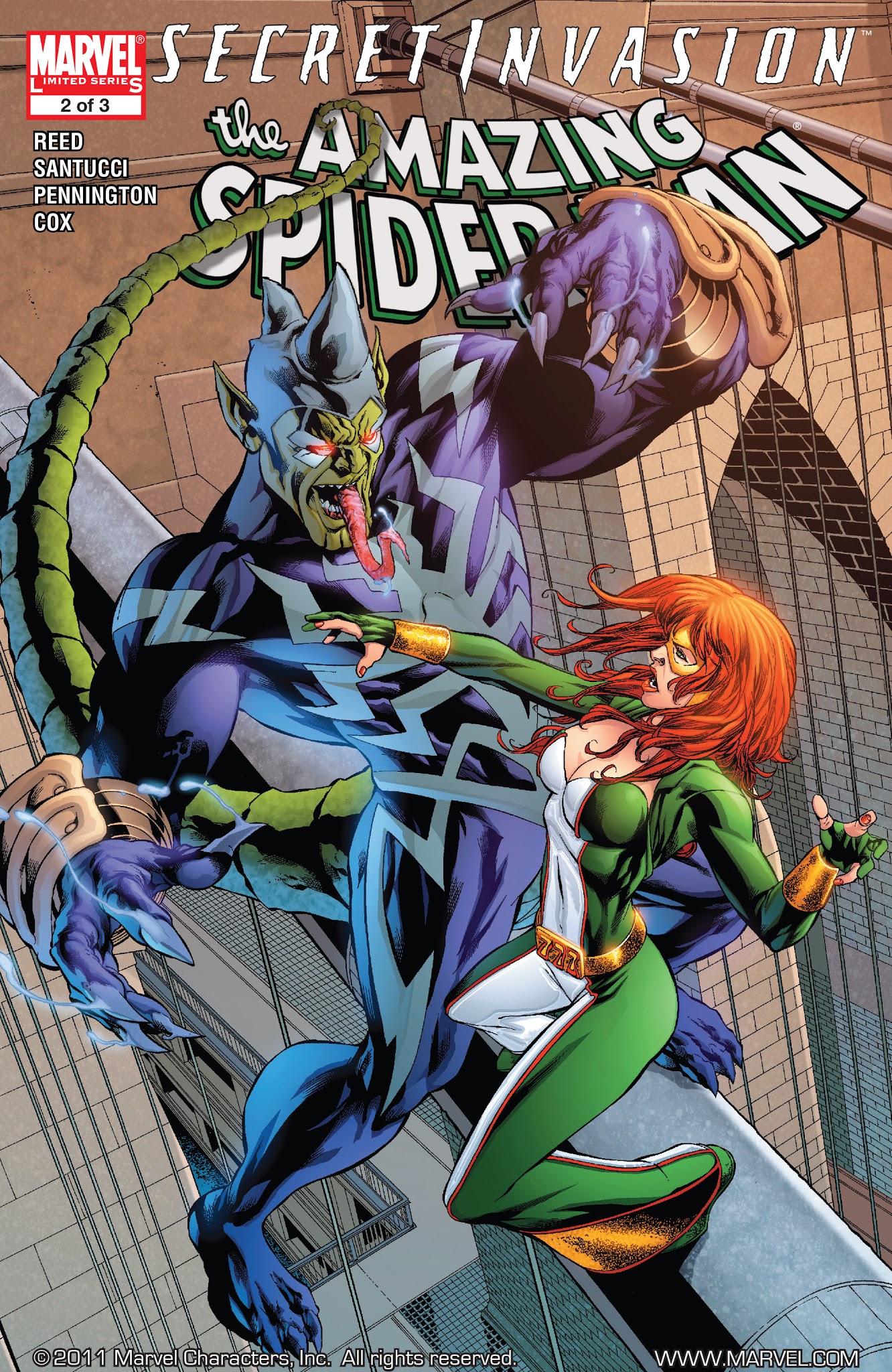 Read online Secret Invasion: The Amazing Spider-Man comic -  Issue #2 - 1