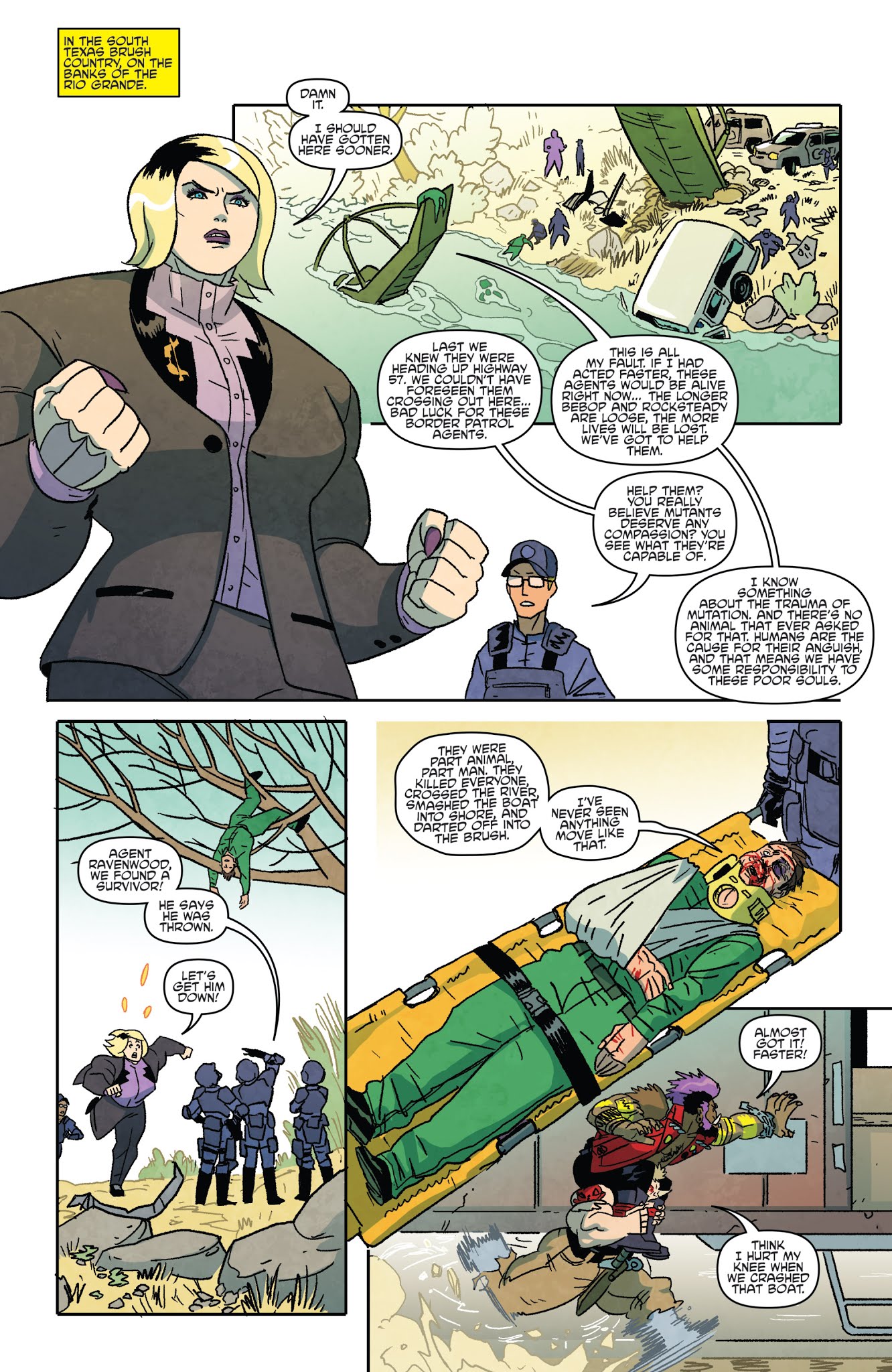 Read online Teenage Mutant Ninja Turtles: Bebop & Rocksteady Hit the Road comic -  Issue #2 - 3