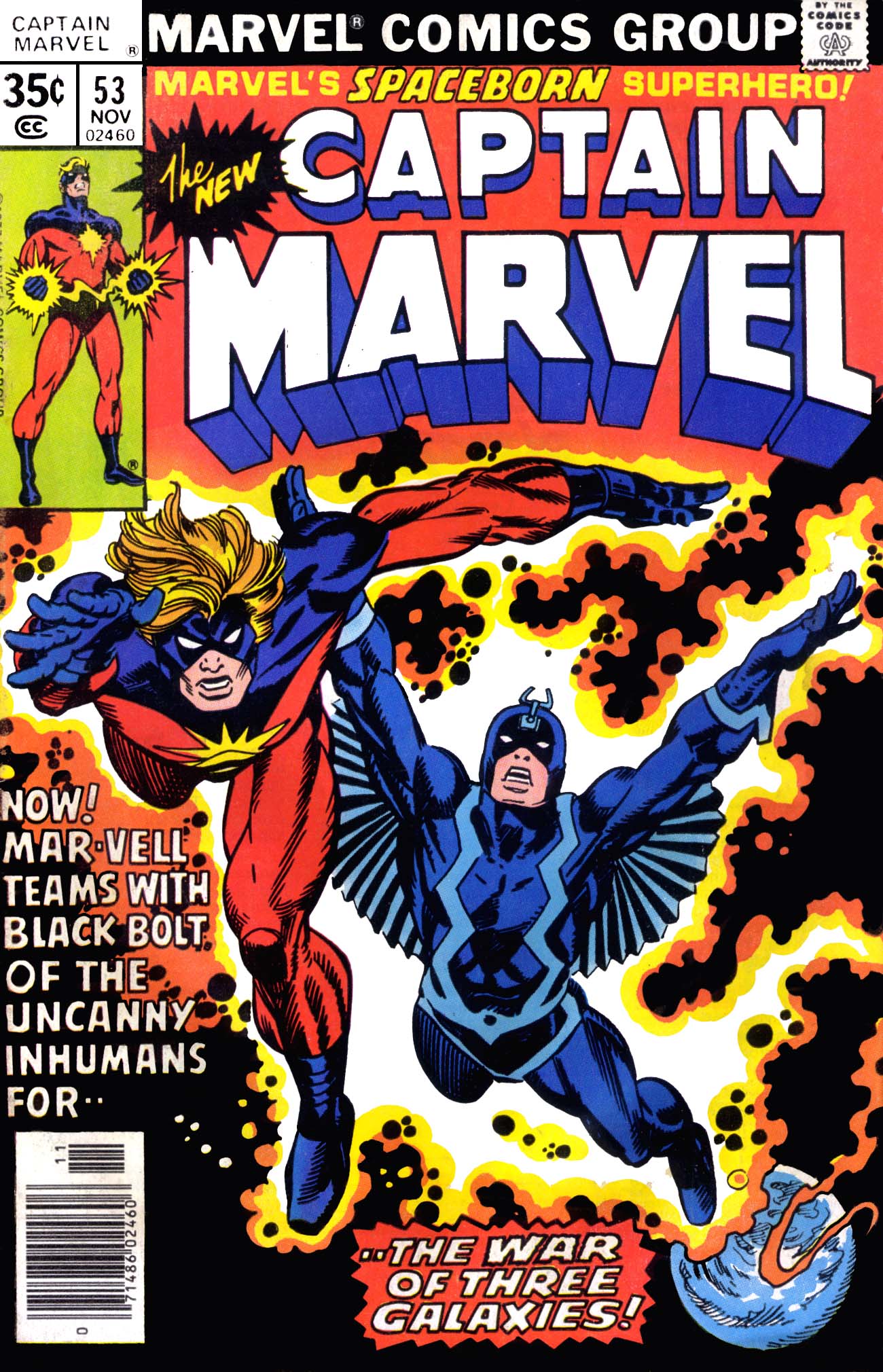 Read online Captain Marvel (1968) comic -  Issue #53 - 1