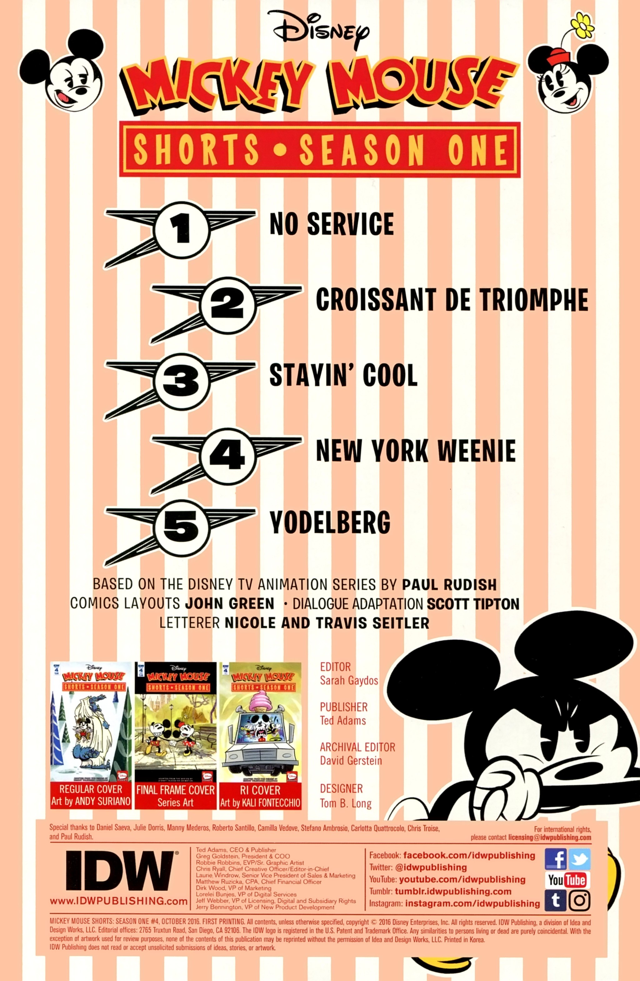 Read online Mickey Mouse Shorts: Season One comic -  Issue #4 - 2