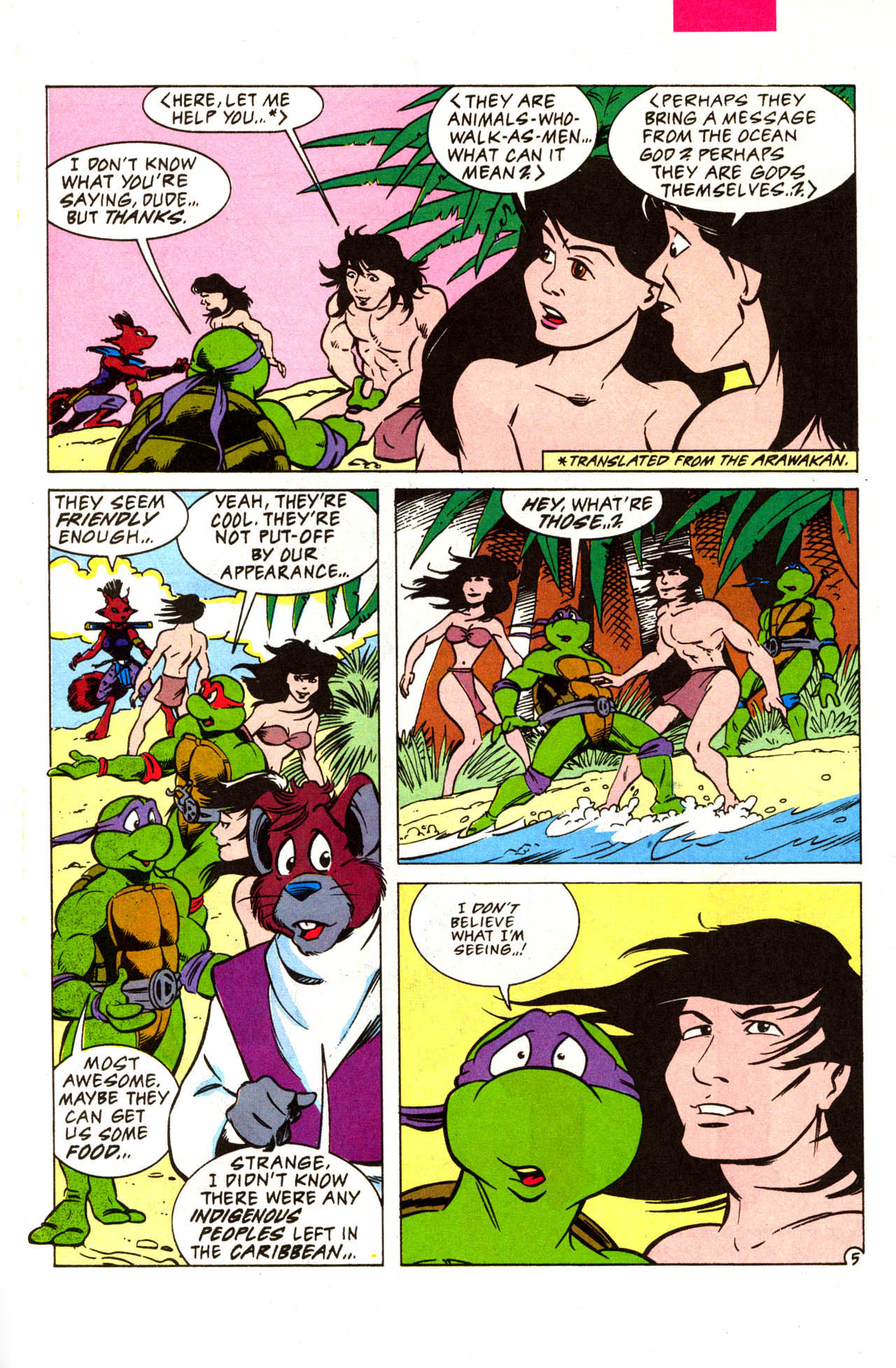 Read online Teenage Mutant Ninja Turtles Adventures (1989) comic -  Issue #40 - 7