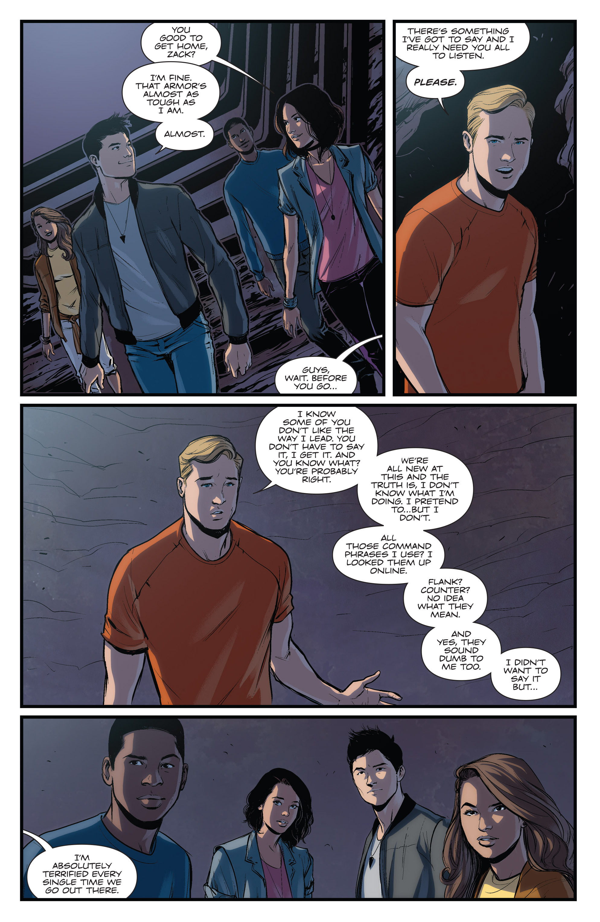 Read online Saban's Power Rangers: Aftershock comic -  Issue # Full - 42