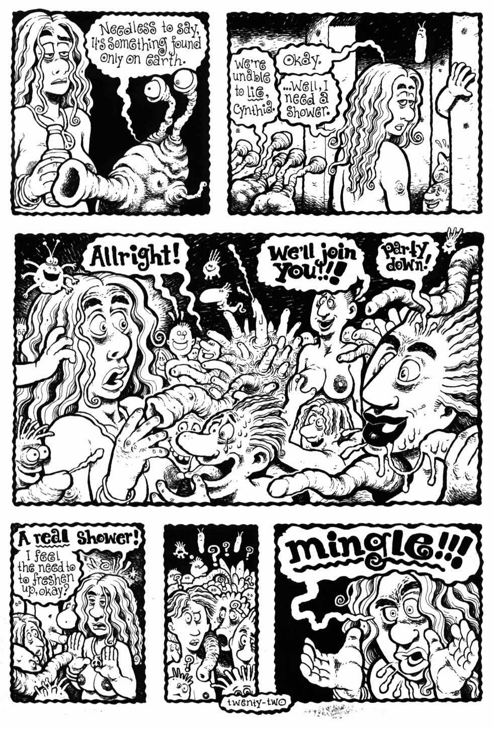 Read online Cynthia Petal's Really Fantastic Alien Sex Frenzy! comic -  Issue # Full - 24