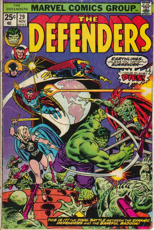 Read online The Defenders (1972) comic -  Issue #29 - 1