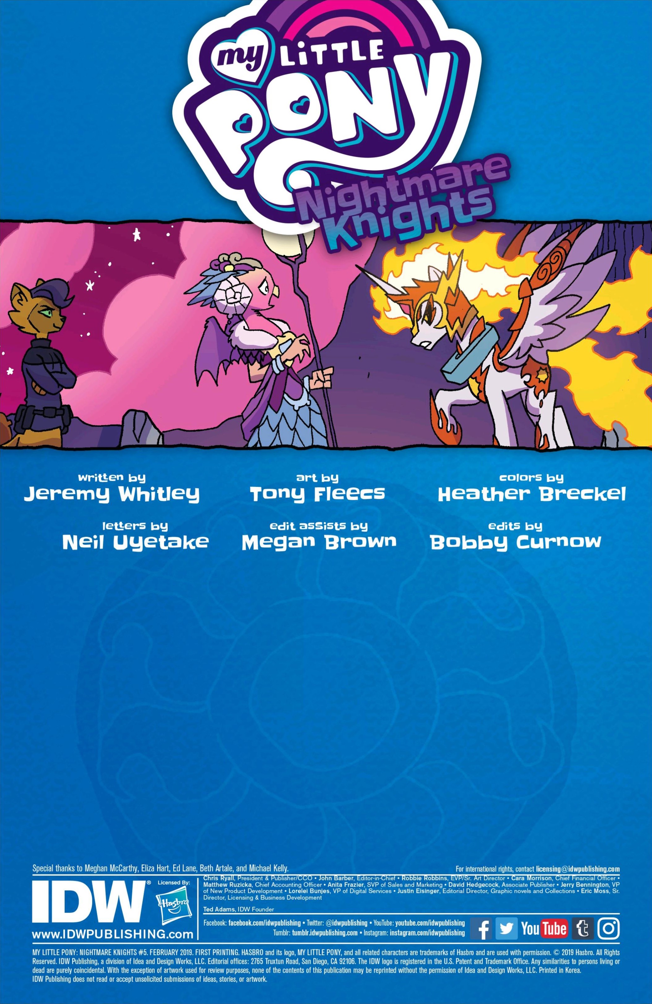 Read online My Little Pony: Nightmare Knights comic -  Issue #5 - 2