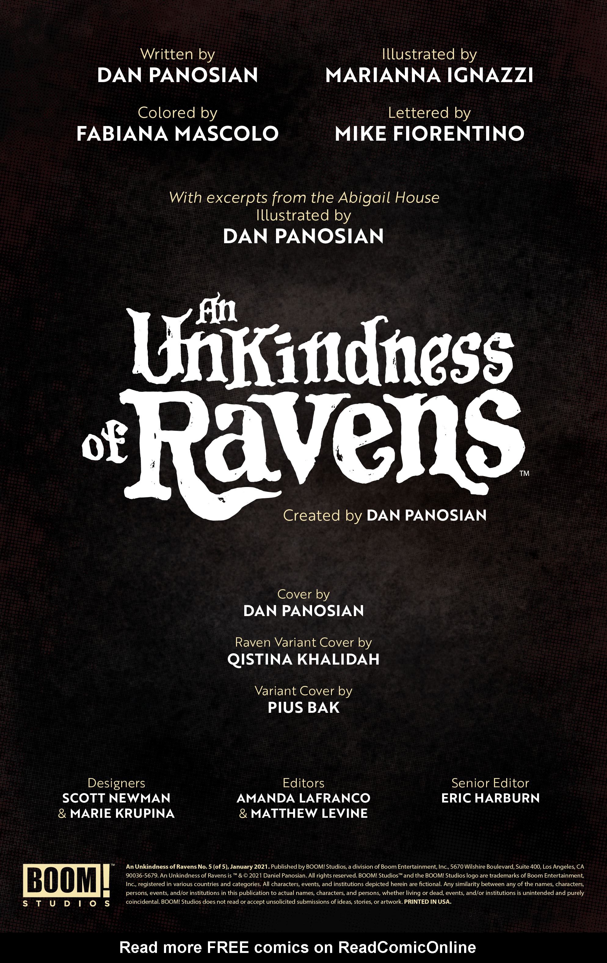 Read online An Unkindness of Ravens comic -  Issue #5 - 2