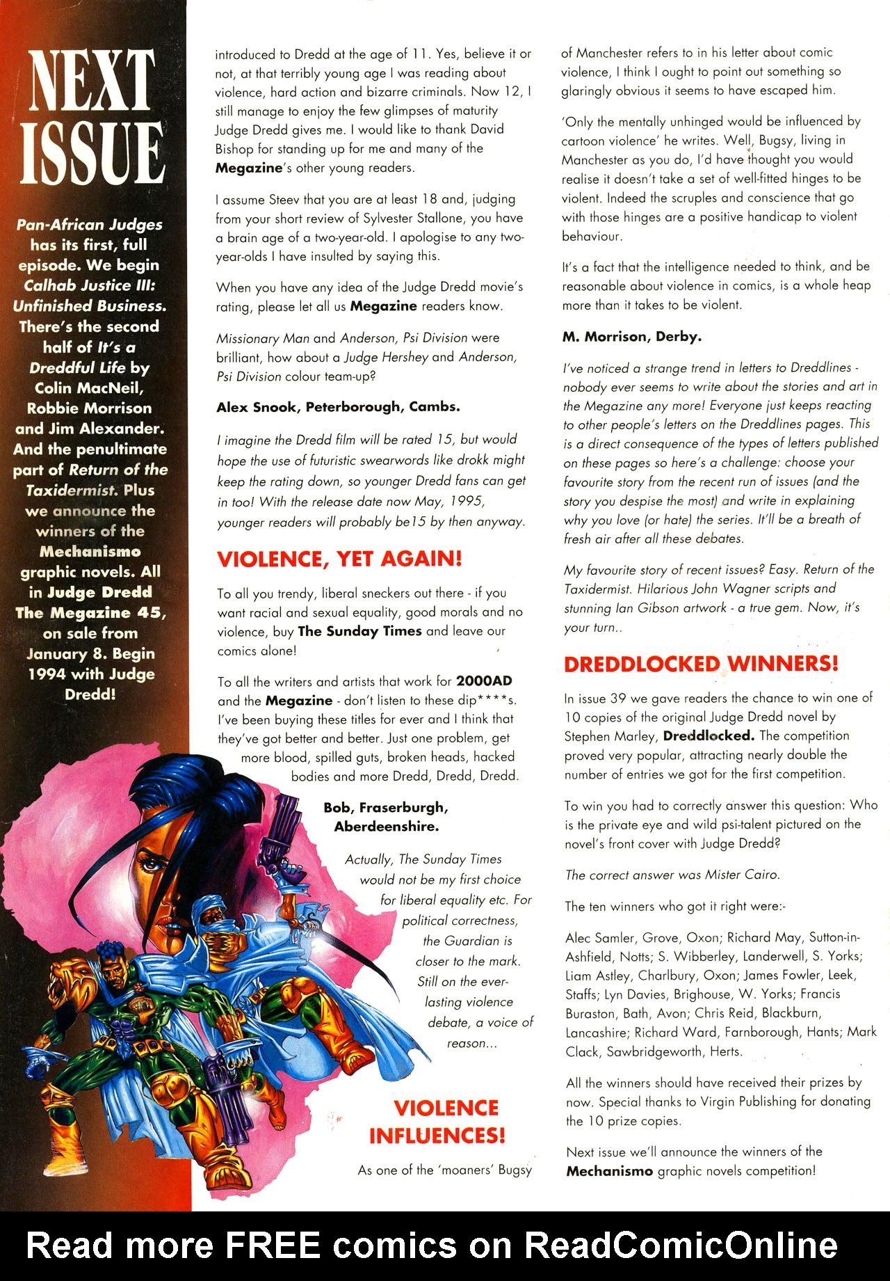 Read online Judge Dredd: The Megazine (vol. 2) comic -  Issue #44 - 44