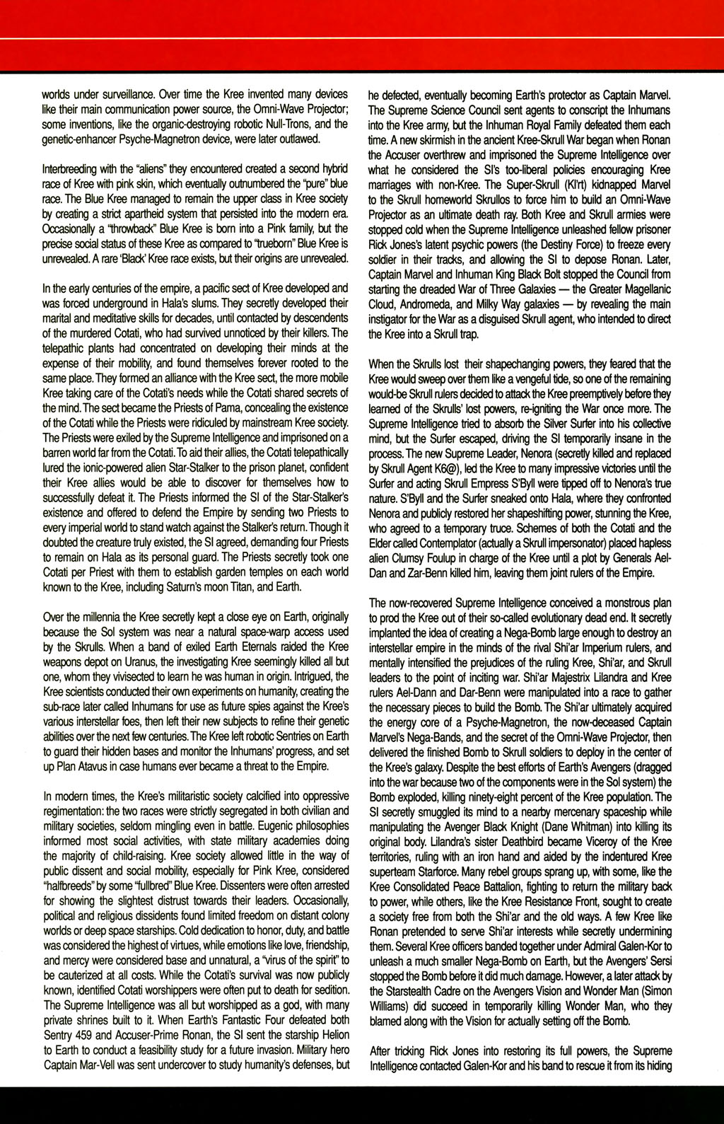 Read online All-New Official Handbook of the Marvel Universe A to Z comic -  Issue #6 - 23