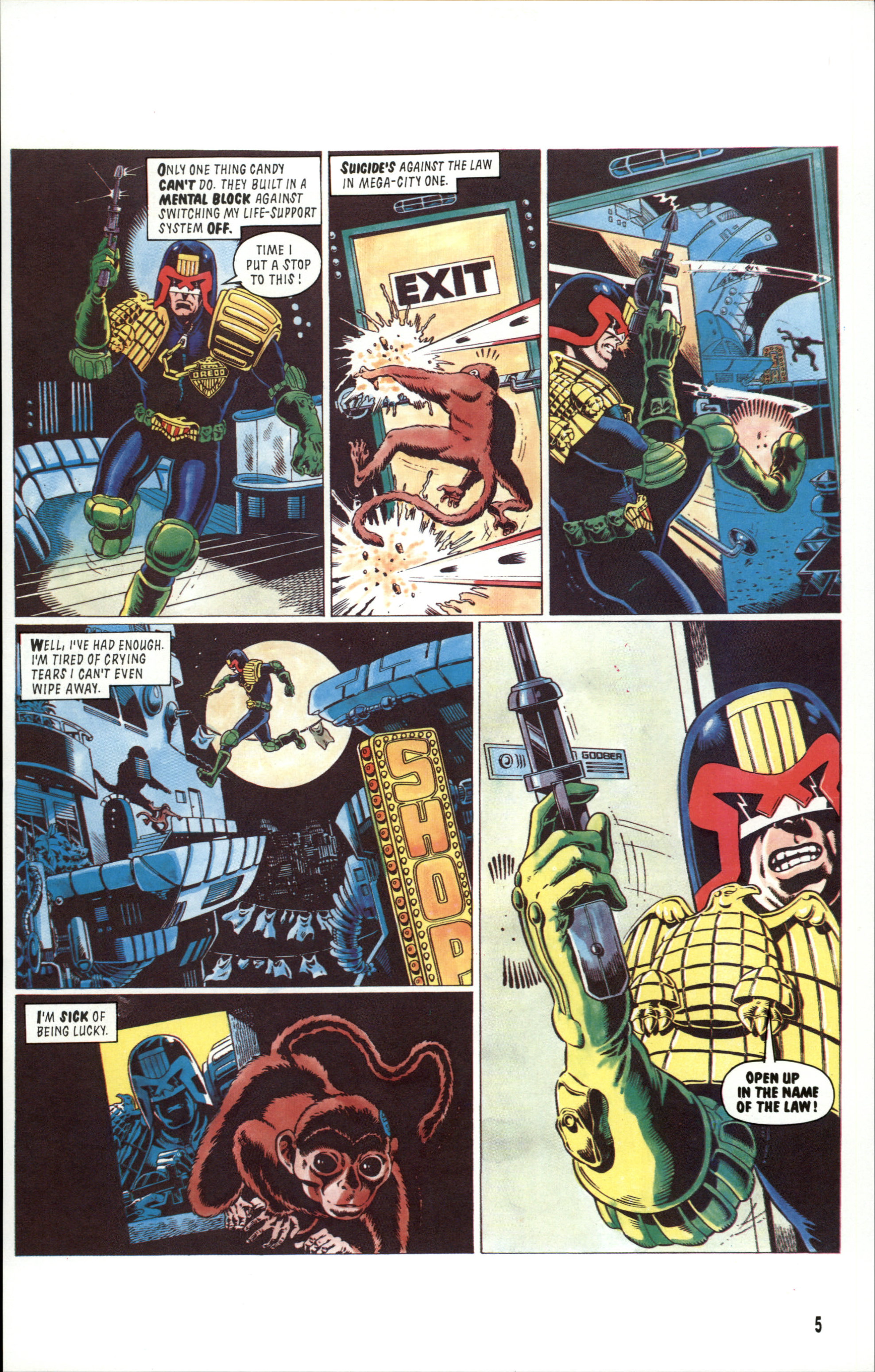 Read online Dredd Rules! comic -  Issue #9 - 7