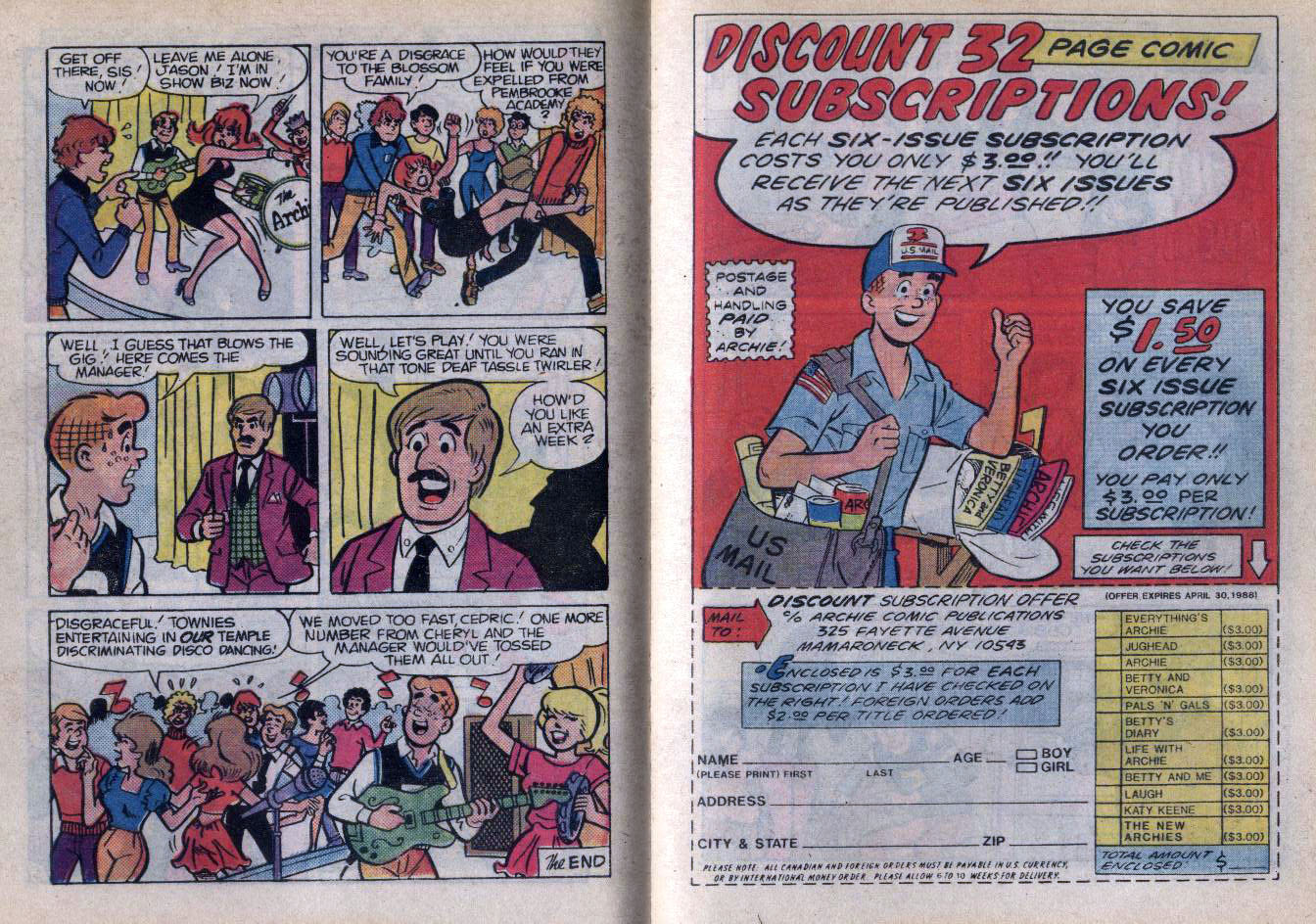 Read online Archie...Archie Andrews, Where Are You? Digest Magazine comic -  Issue #53 - 61