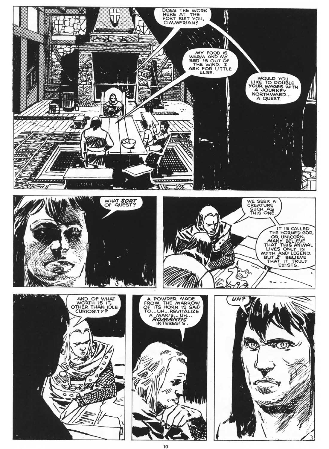 Read online The Savage Sword Of Conan comic -  Issue #162 - 12