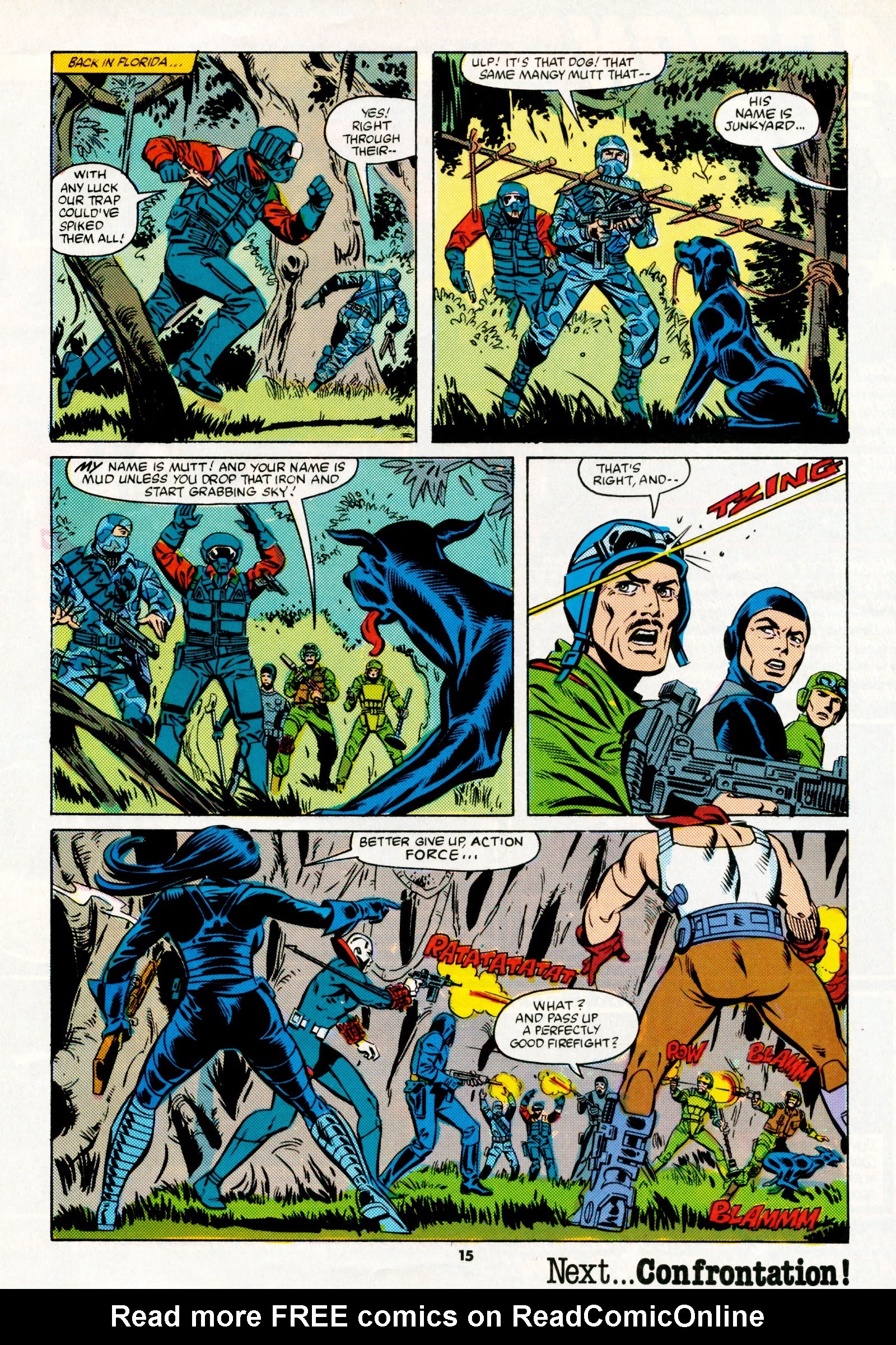 Read online Action Force comic -  Issue #13 - 15