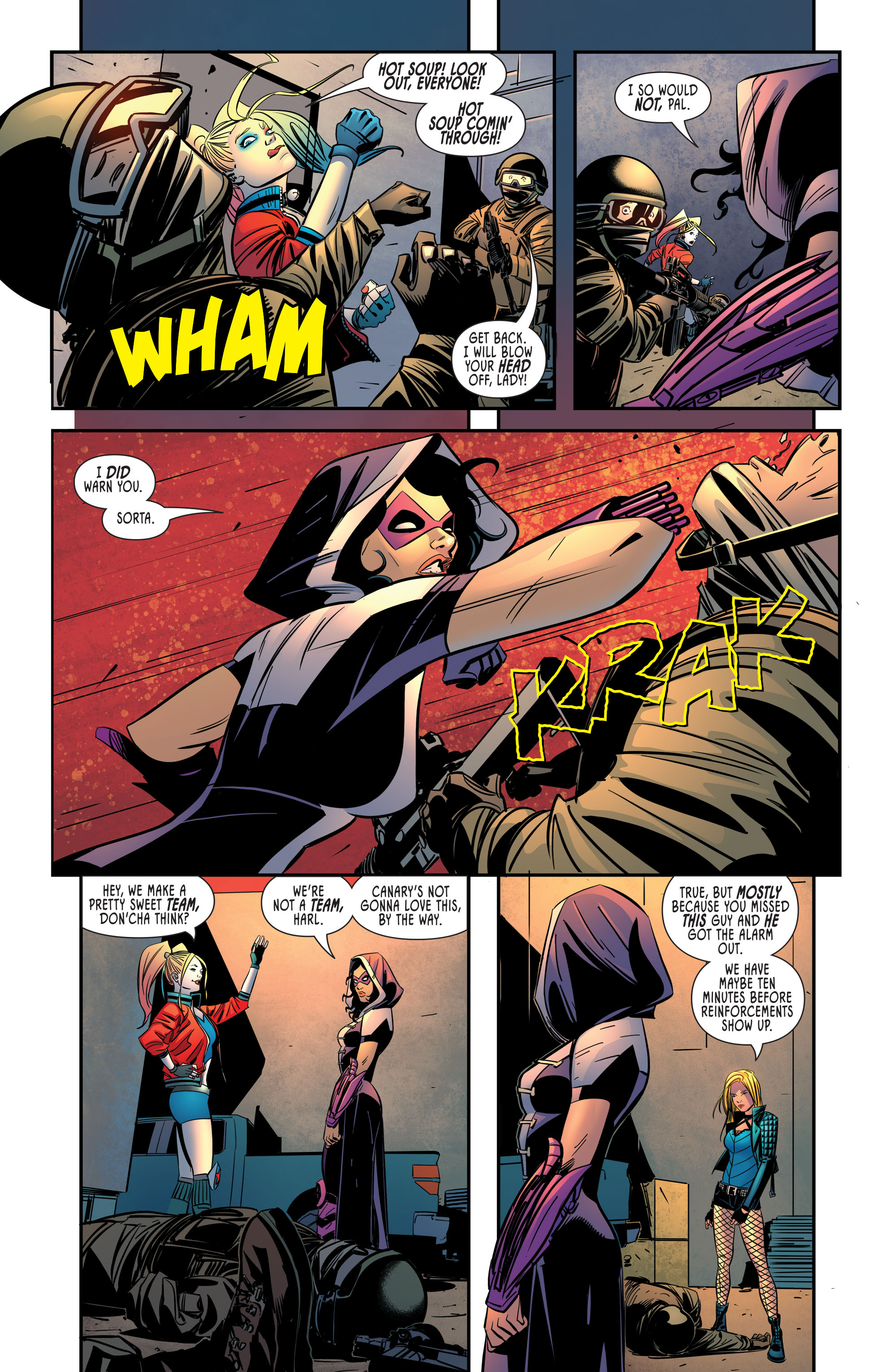 Read online Birds of Prey: Sirens of Justice comic -  Issue #1 - 7