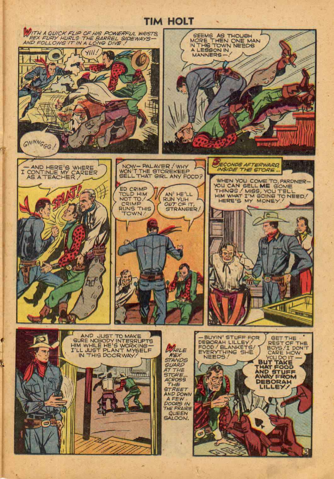Read online Tim Holt comic -  Issue #18 - 21