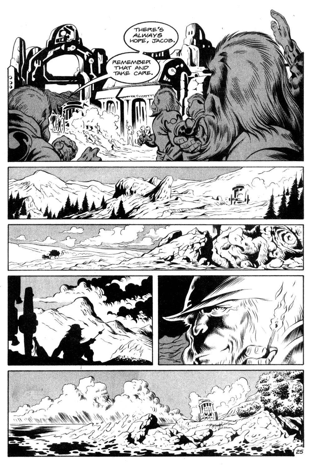 Read online Planet of the Apes (1990) comic -  Issue #8 - 26
