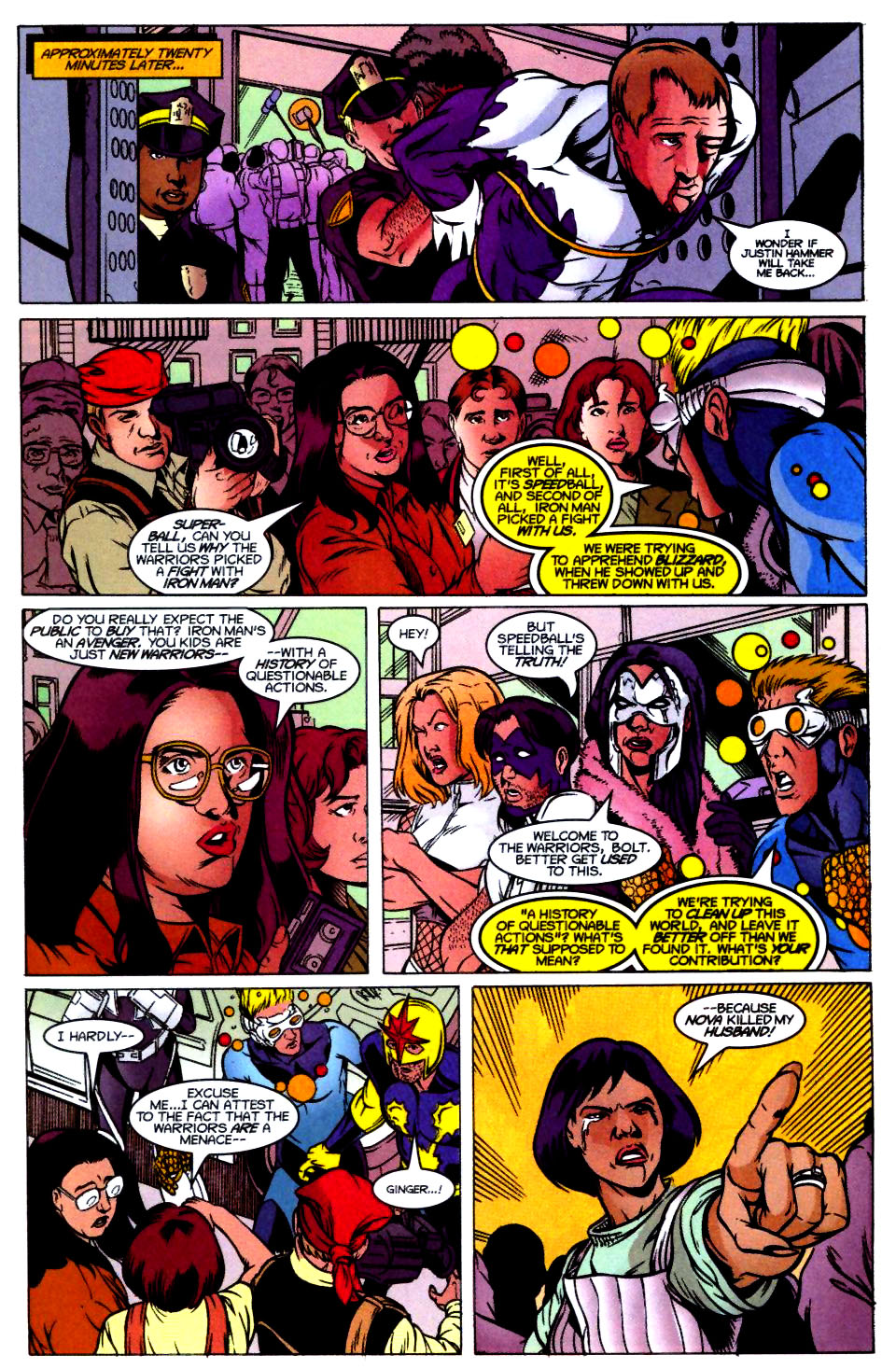 Read online New Warriors (1999) comic -  Issue #9 - 20