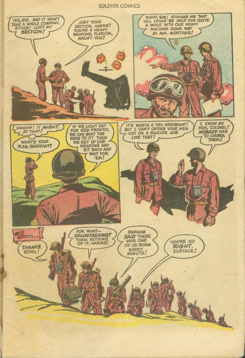 Read online Soldier Comics comic -  Issue #2 - 5