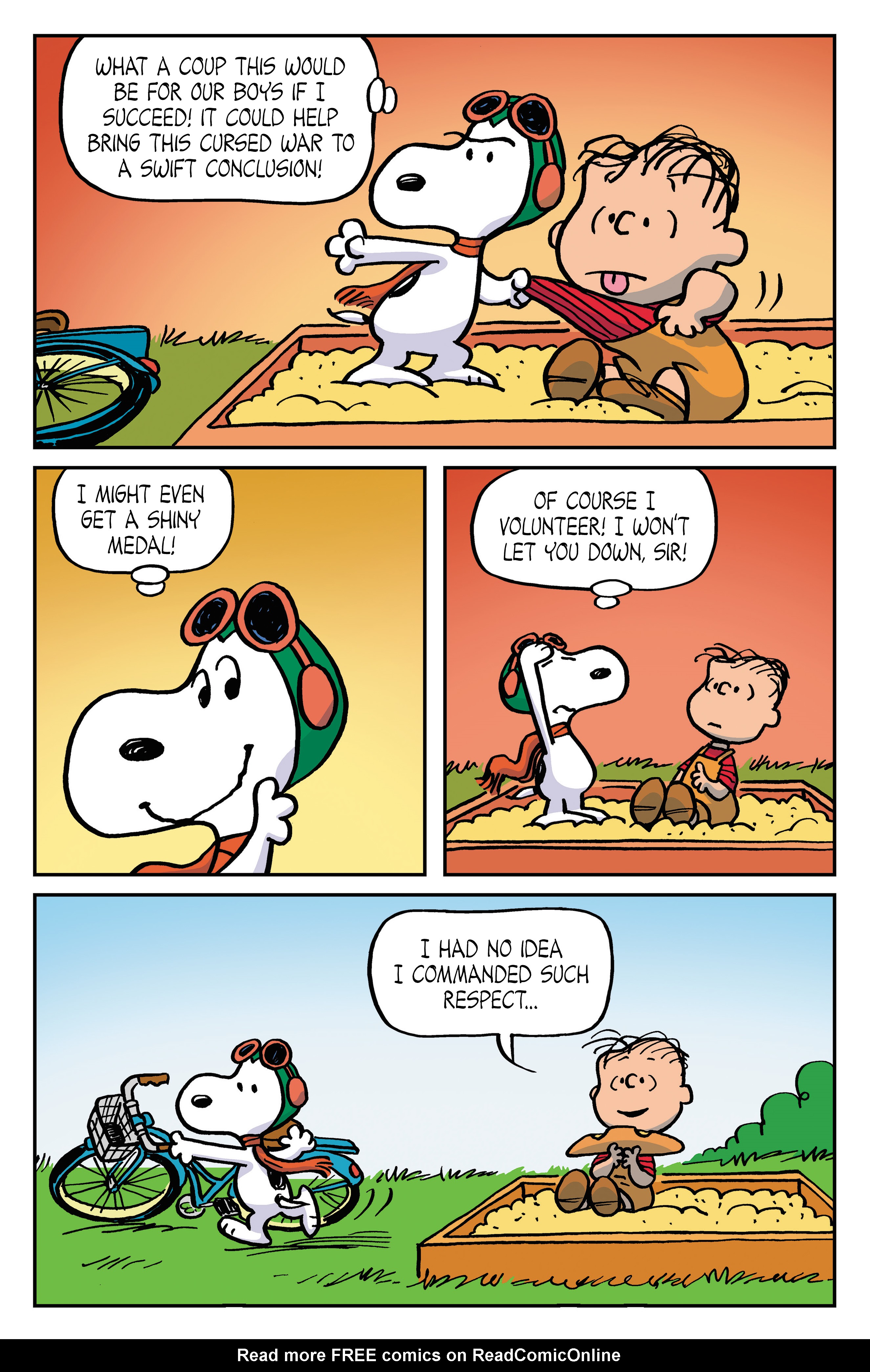 Read online Peanuts: Where Beagles Dare! comic -  Issue # Full - 21