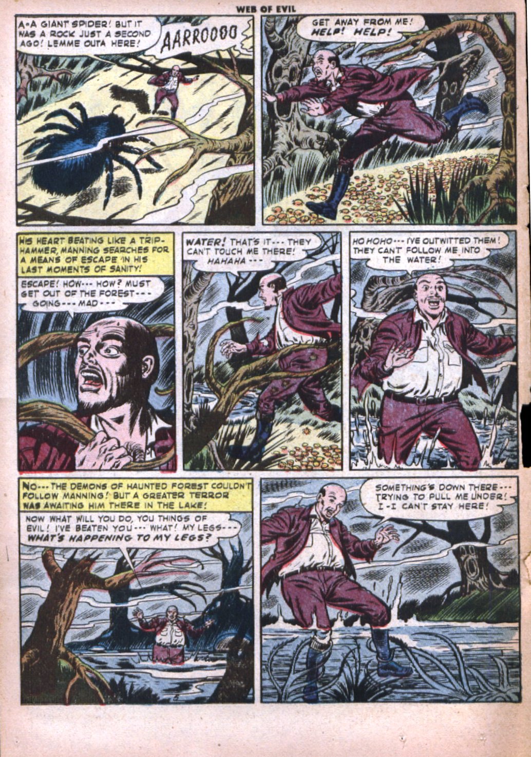 Read online Web of Evil comic -  Issue #15 - 16