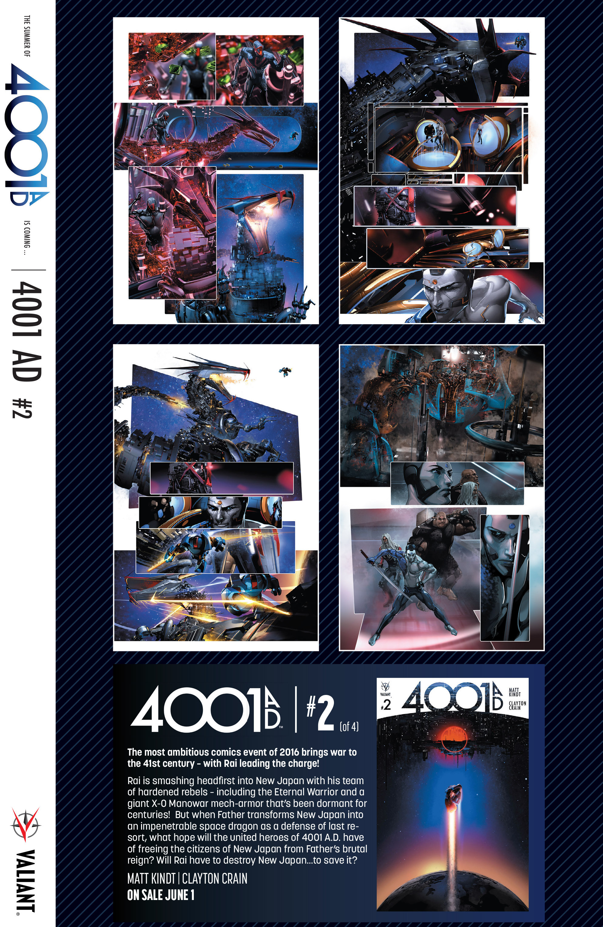 Read online 4001 A.D.: X-O Manowar comic -  Issue #1 - 24