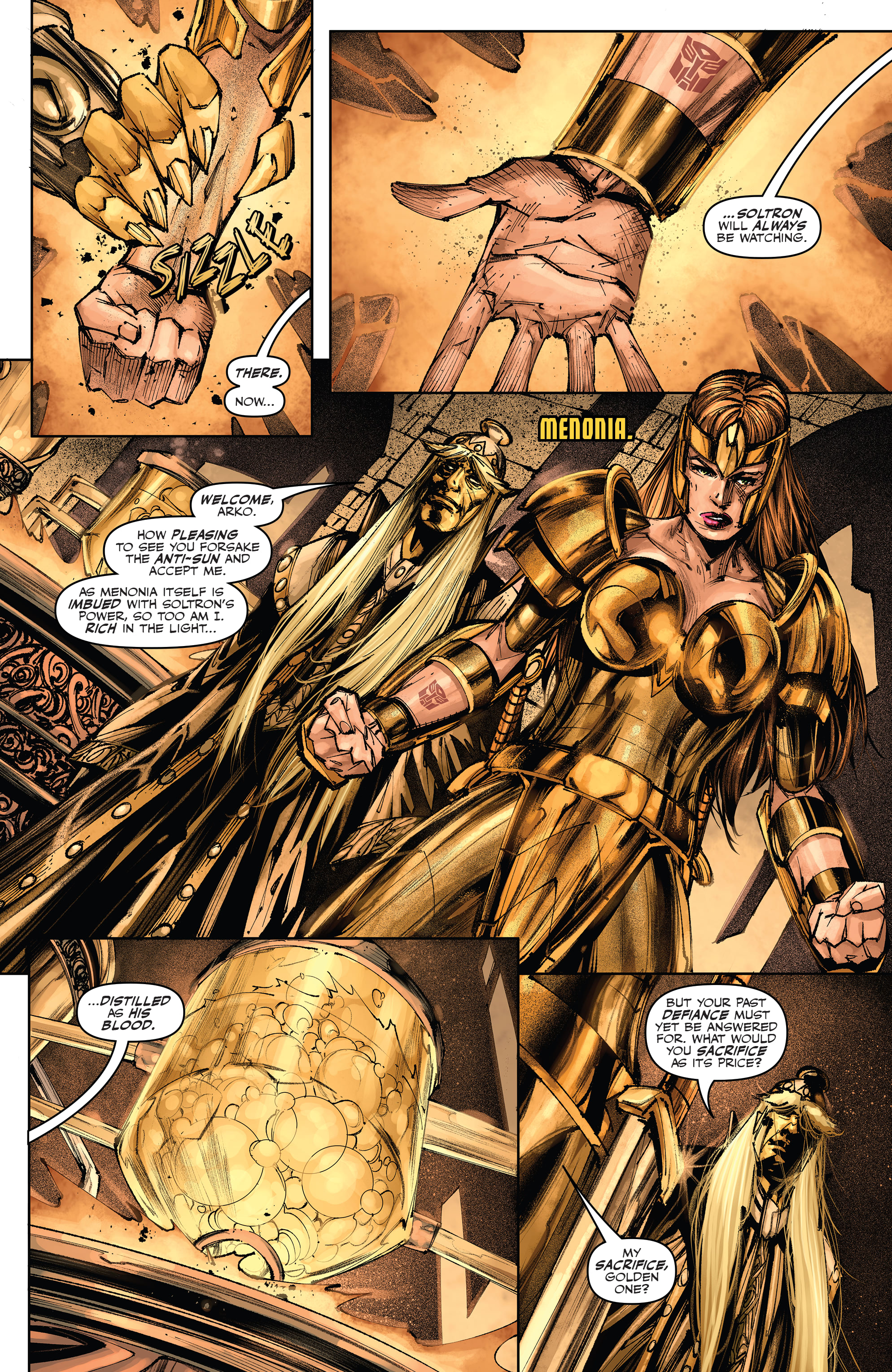 Read online Transformers: King Grimlock comic -  Issue #4 - 3