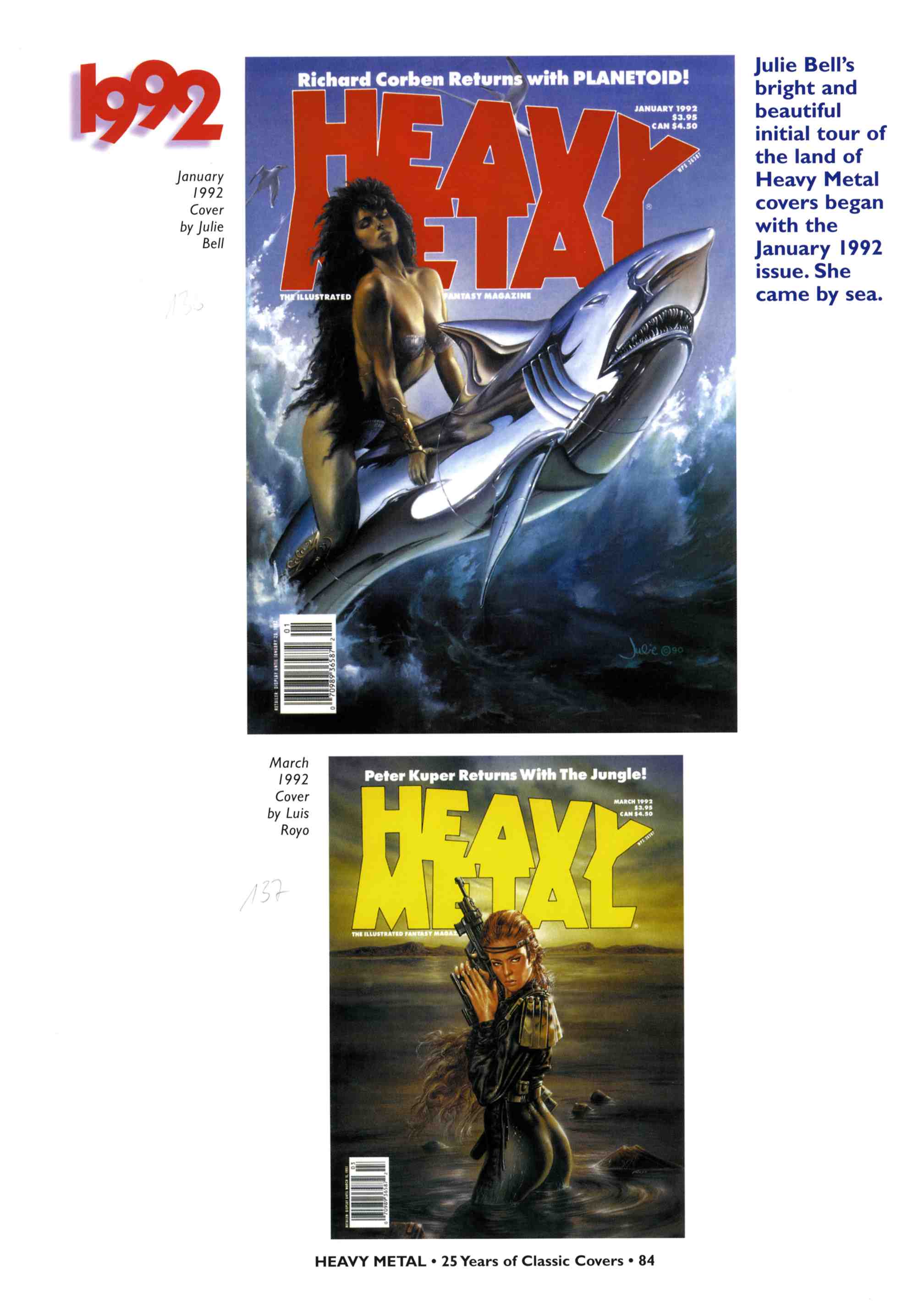 Read online Heavy Metal: 25 Years of Classic Covers comic -  Issue # TPB - 90