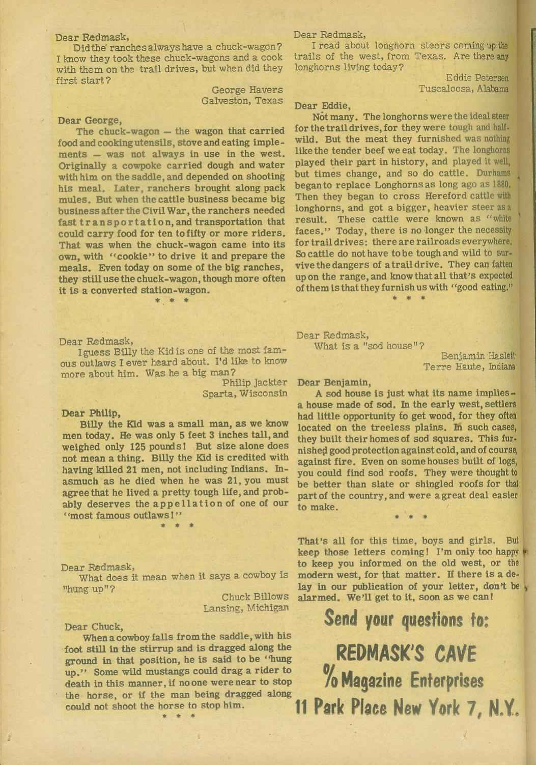 Read online Tim Holt comic -  Issue #36 - 26