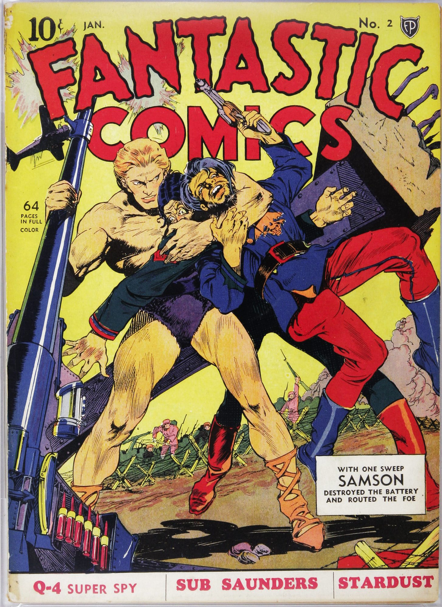 Read online Fantastic Comics comic -  Issue #2 - 2