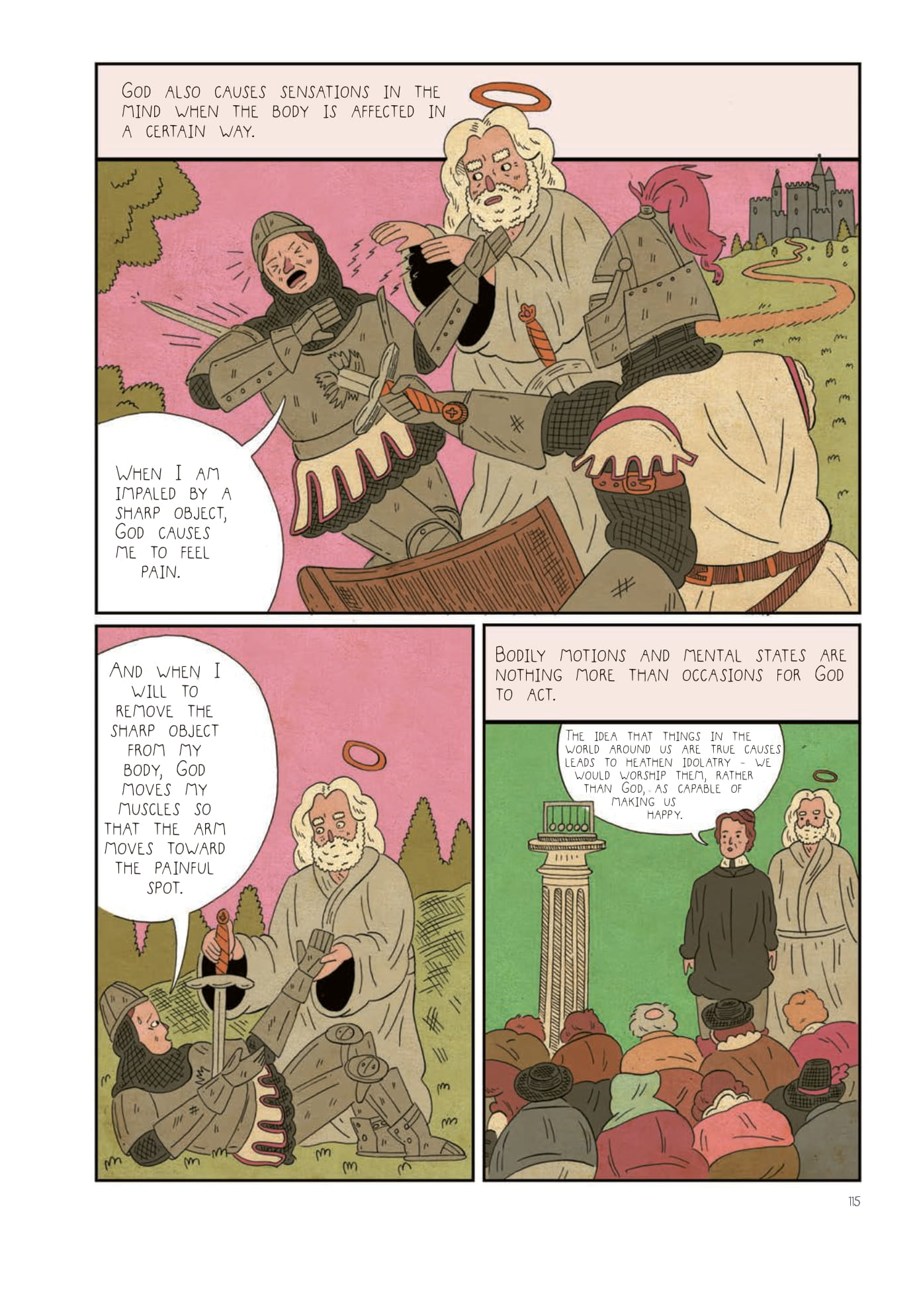 Read online Heretics!: The Wondrous (and Dangerous) Beginnings of Modern Philosophy comic -  Issue # TPB (Part 2) - 17