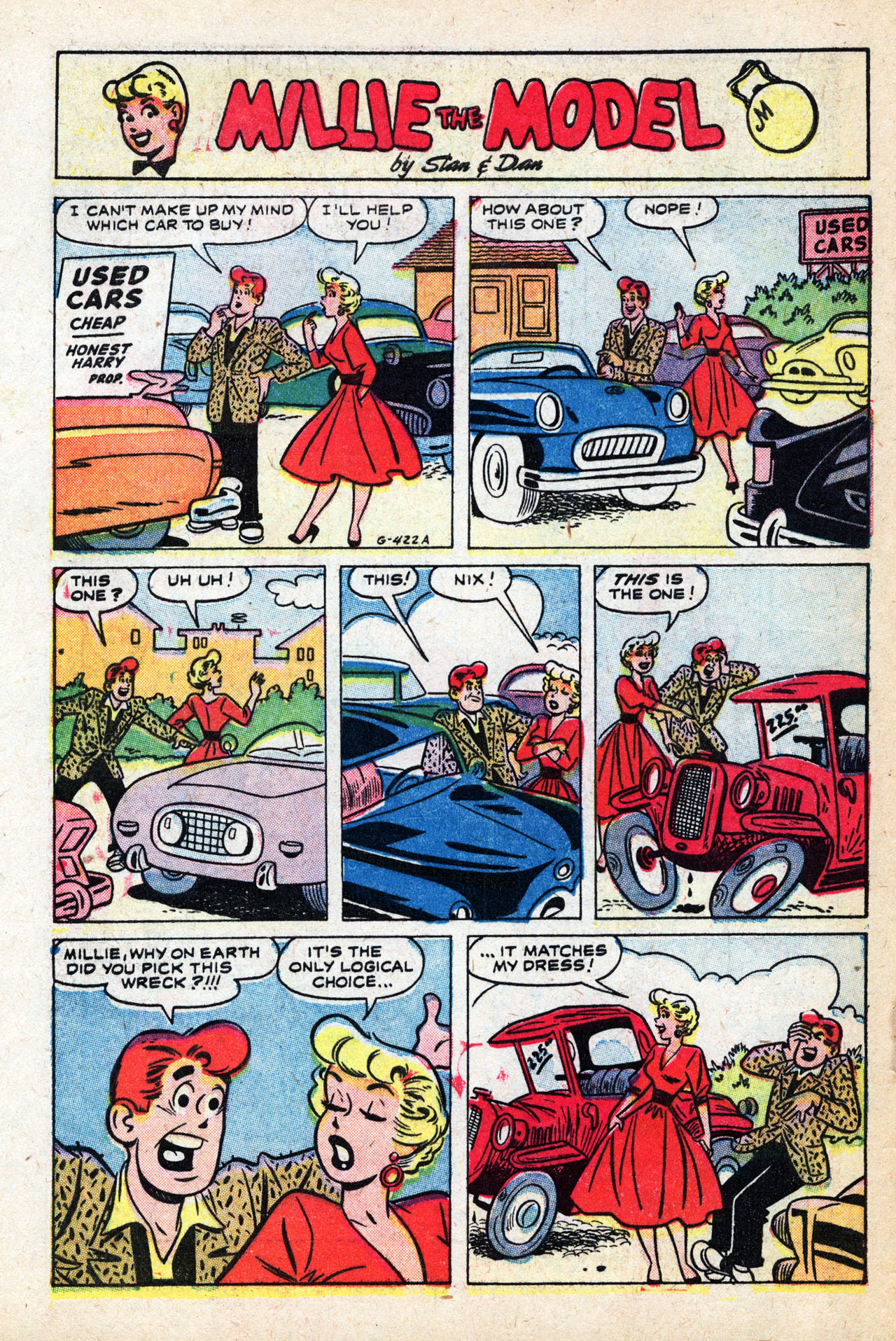 Read online Millie the Model comic -  Issue #62 - 8