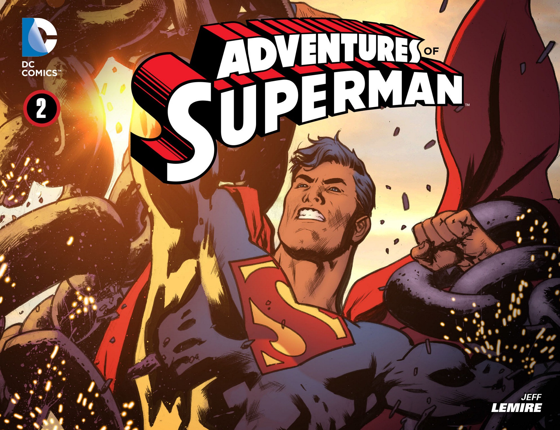 Read online Adventures of Superman [I] comic -  Issue #2 - 1