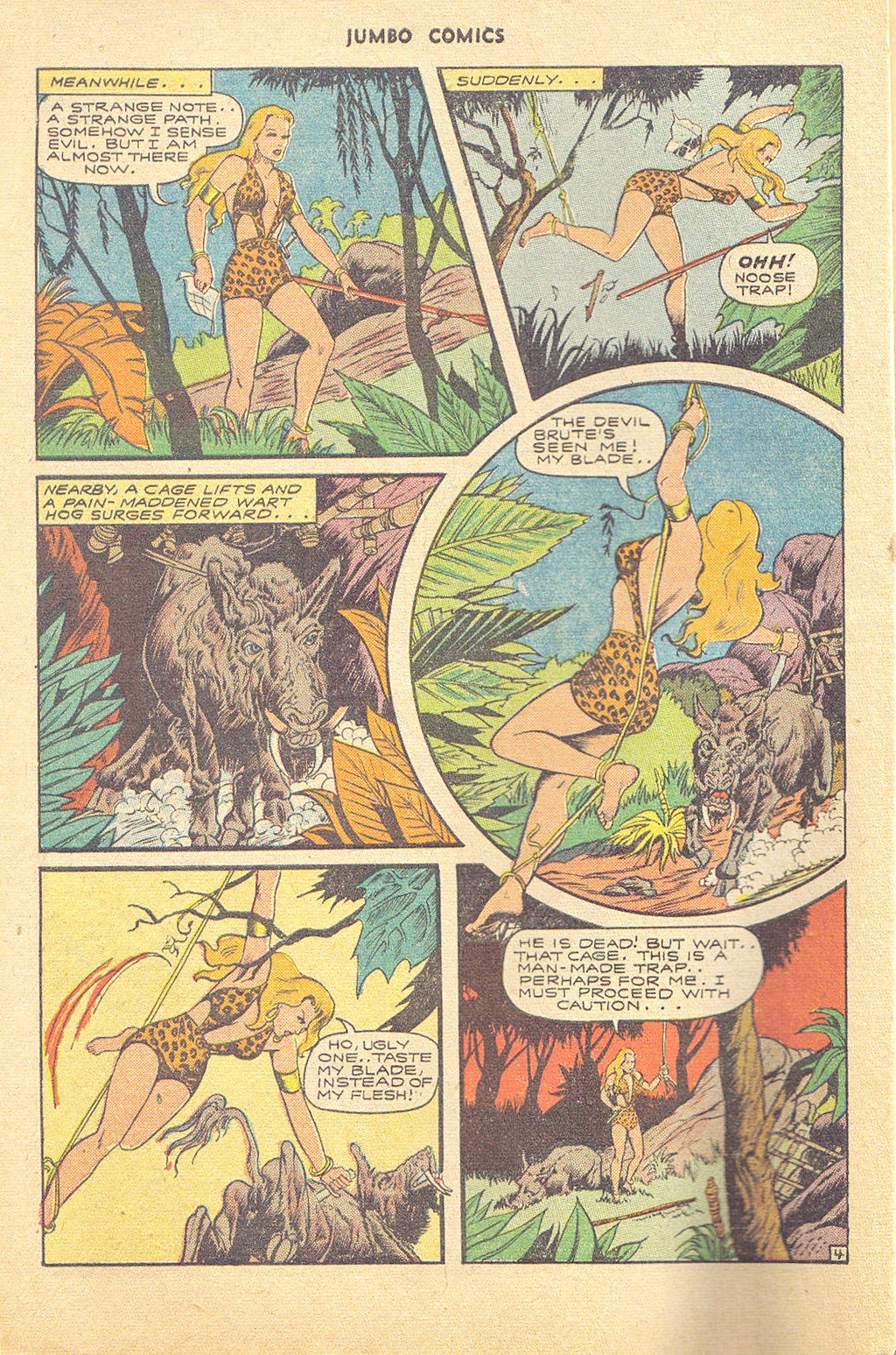 Read online Jumbo Comics comic -  Issue #74 - 6