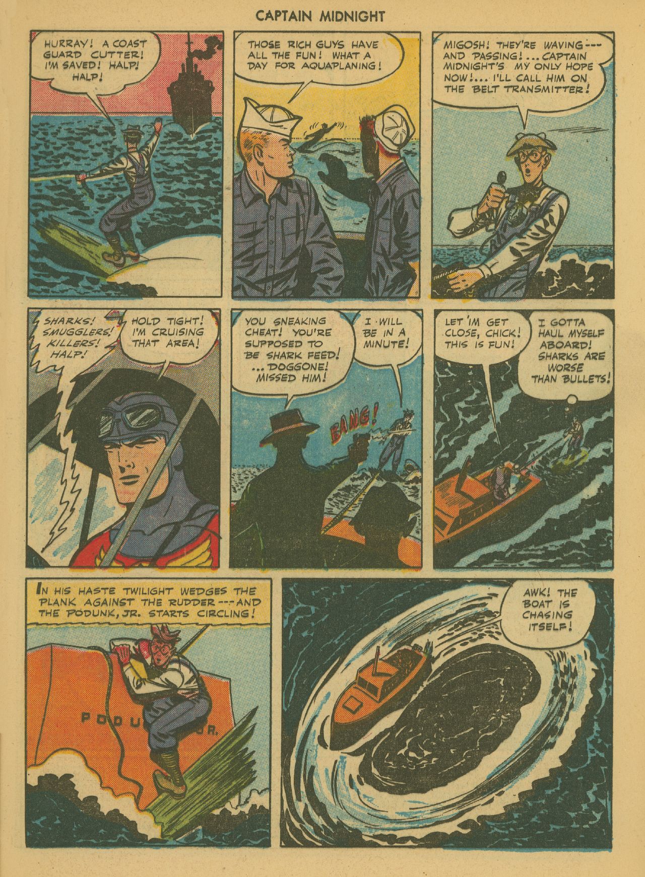 Read online Captain Midnight (1942) comic -  Issue #36 - 21