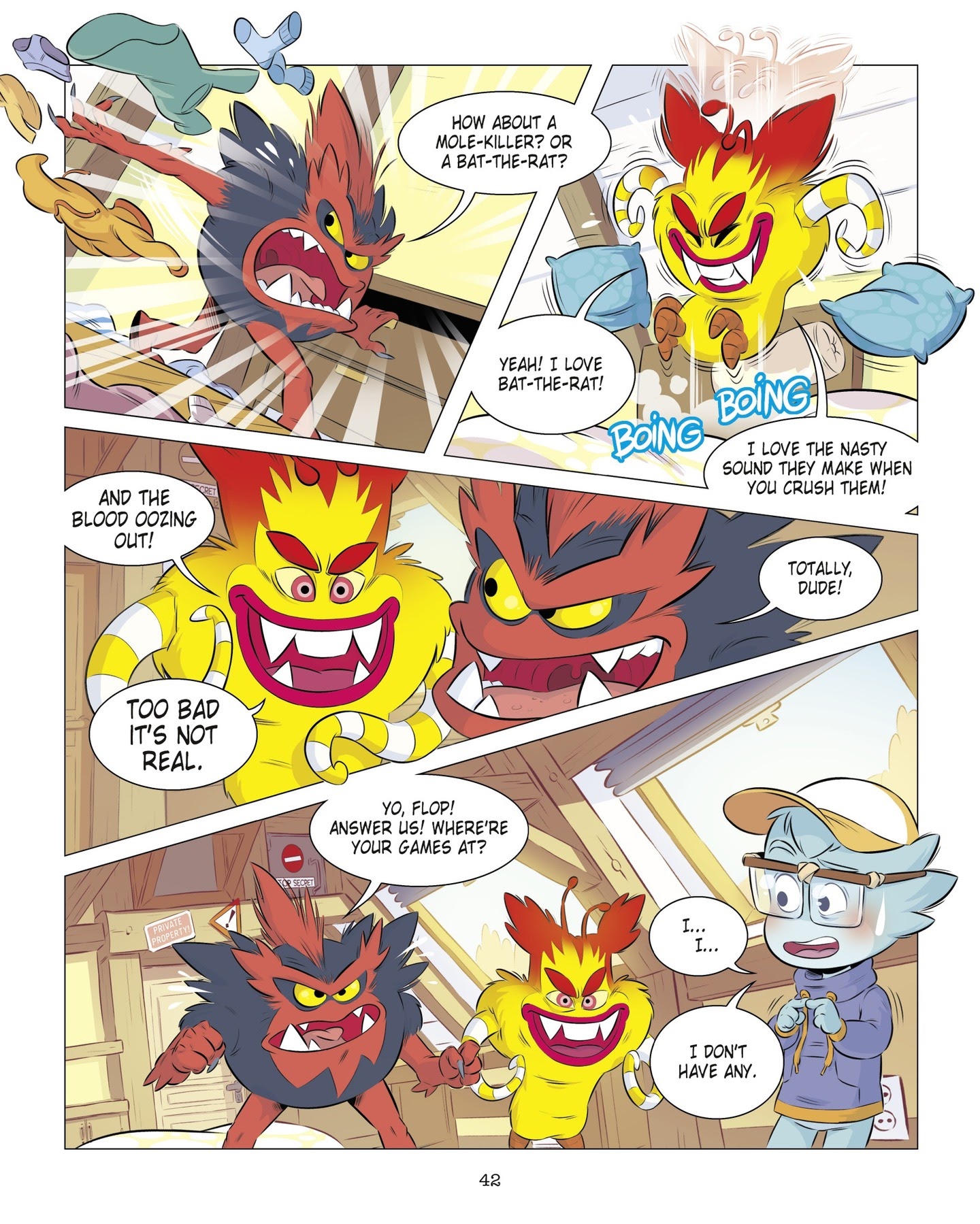 Read online The School for Little Monsters: It's Tough Being Flop comic -  Issue # TPB - 42