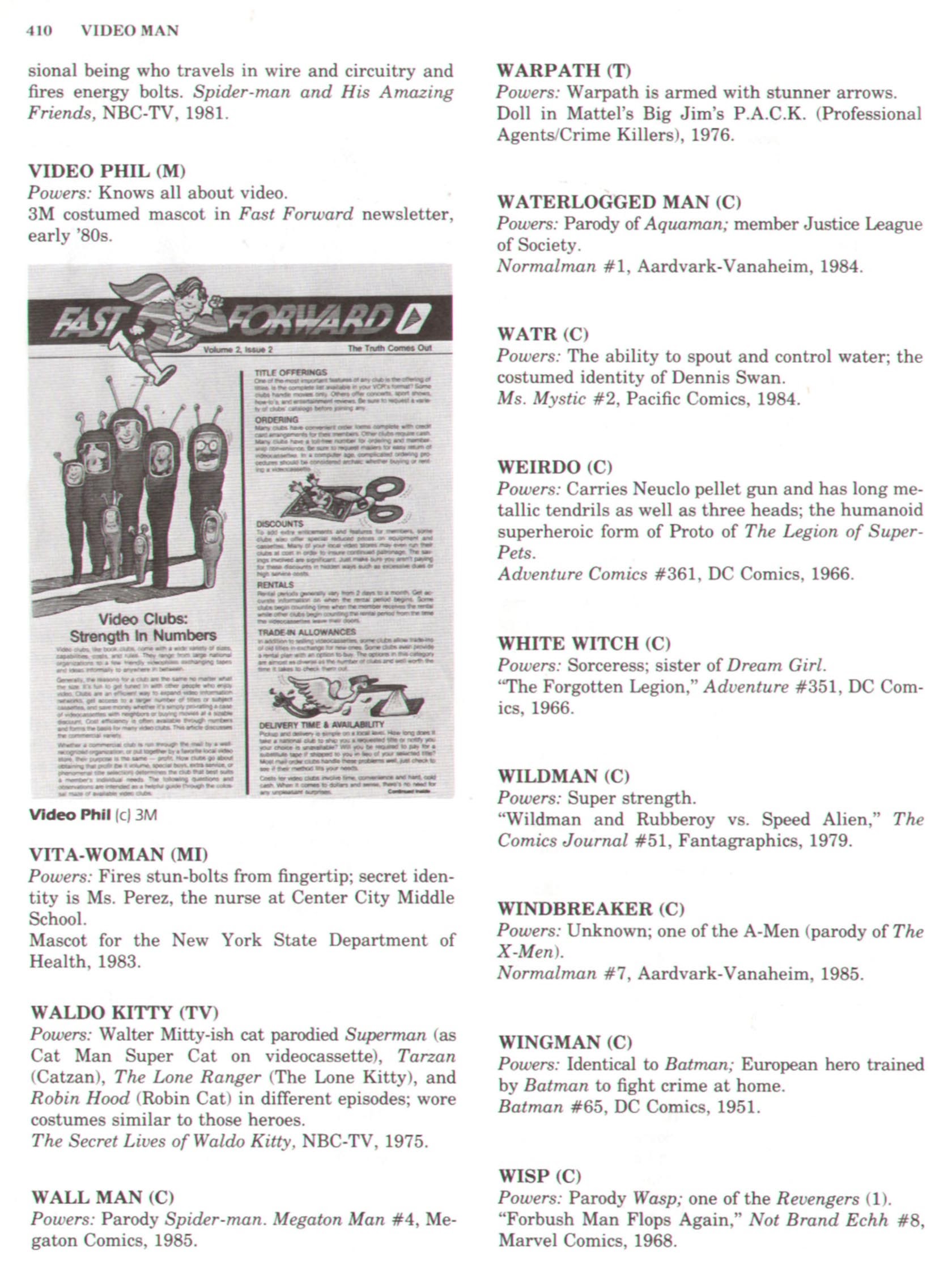 Read online The Encyclopedia of Superheroes comic -  Issue # TPB (Part 5) - 52