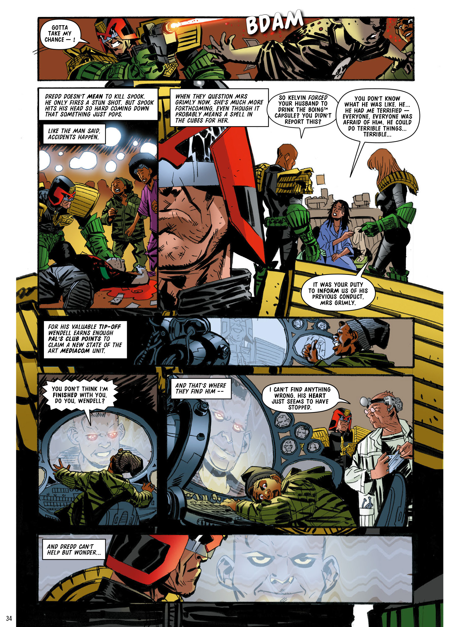Read online Judge Dredd: The Complete Case Files comic -  Issue # TPB 33 (Part 1) - 36