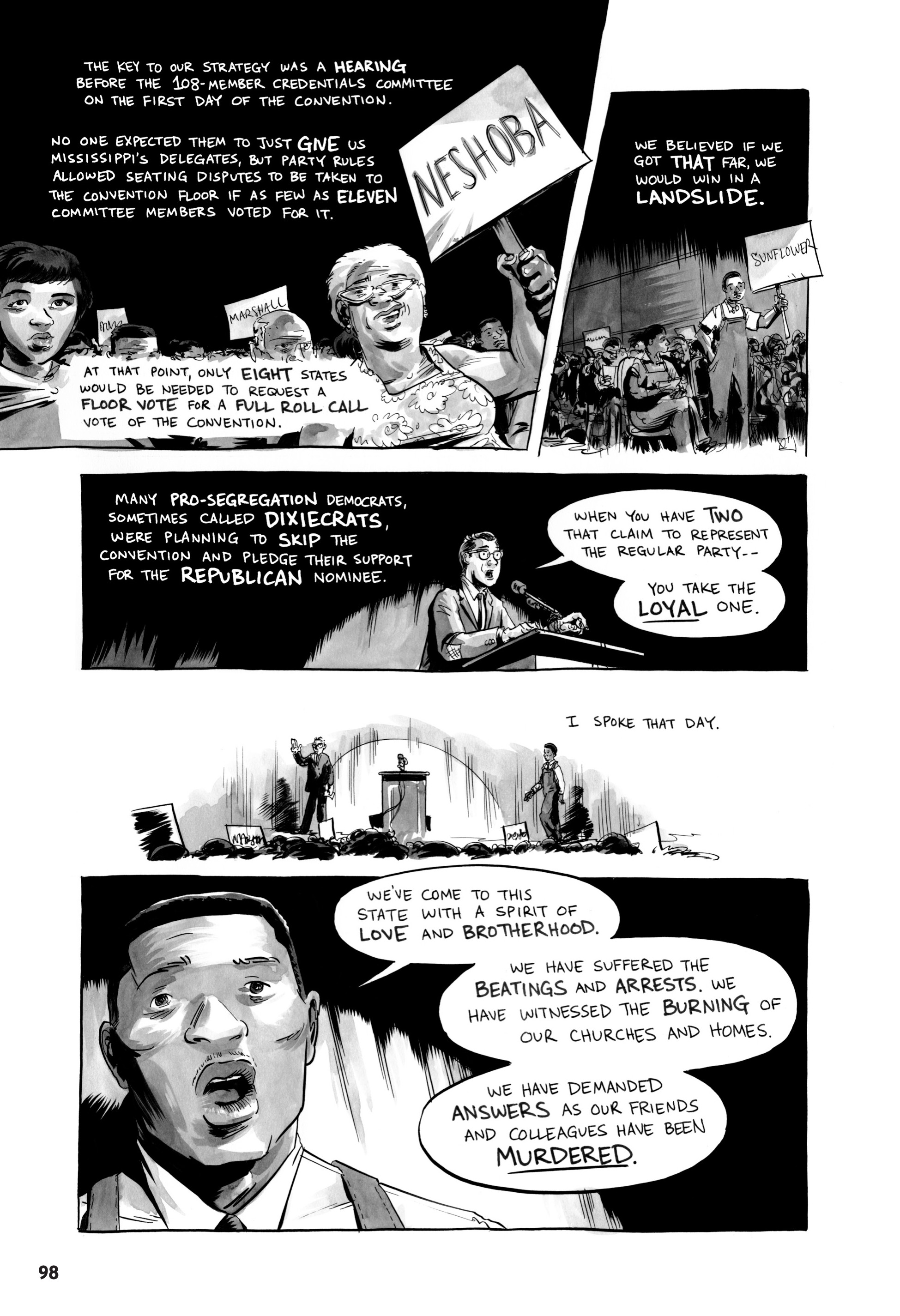 Read online March comic -  Issue #3 - 96