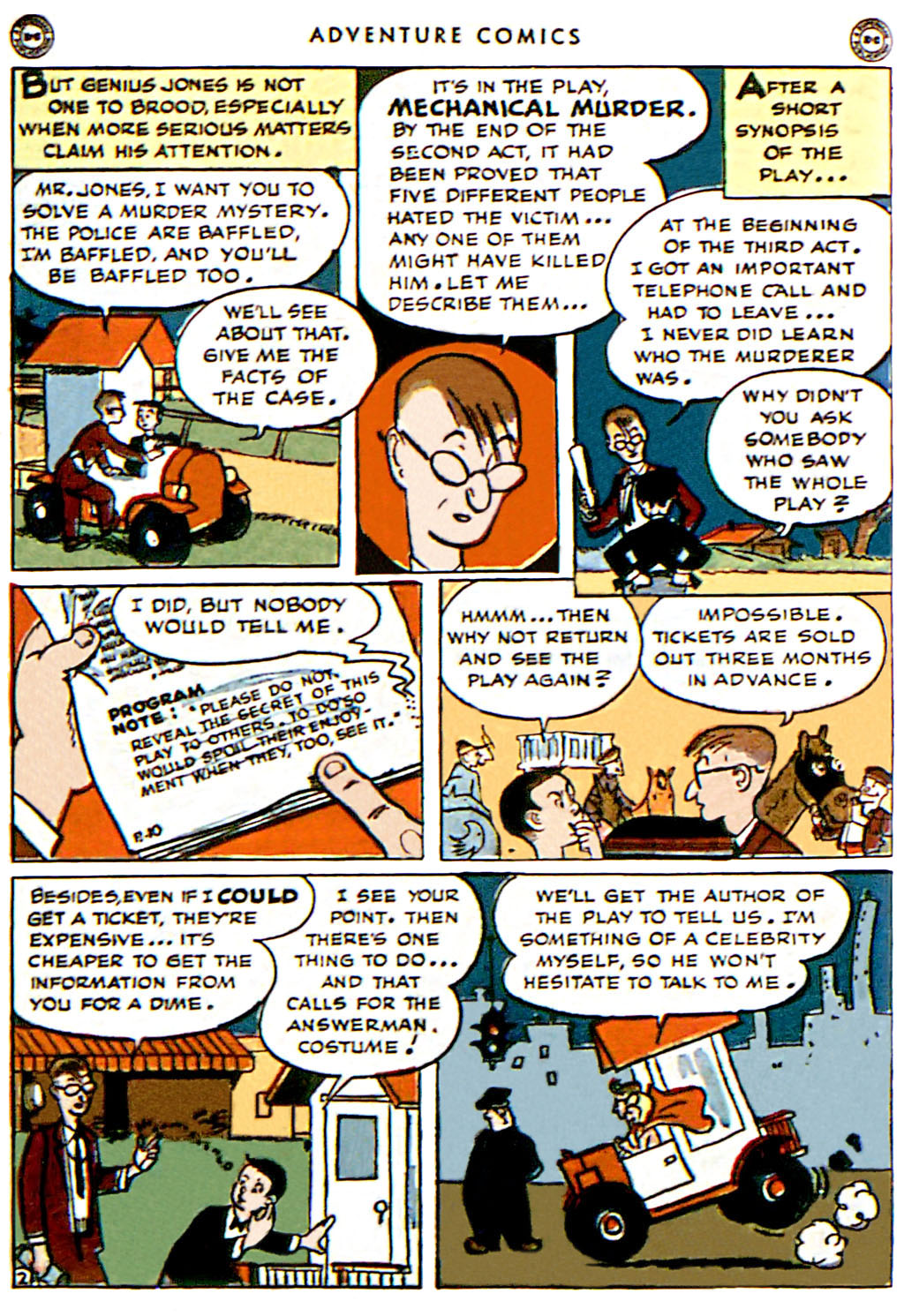 Read online Adventure Comics (1938) comic -  Issue #99 - 36