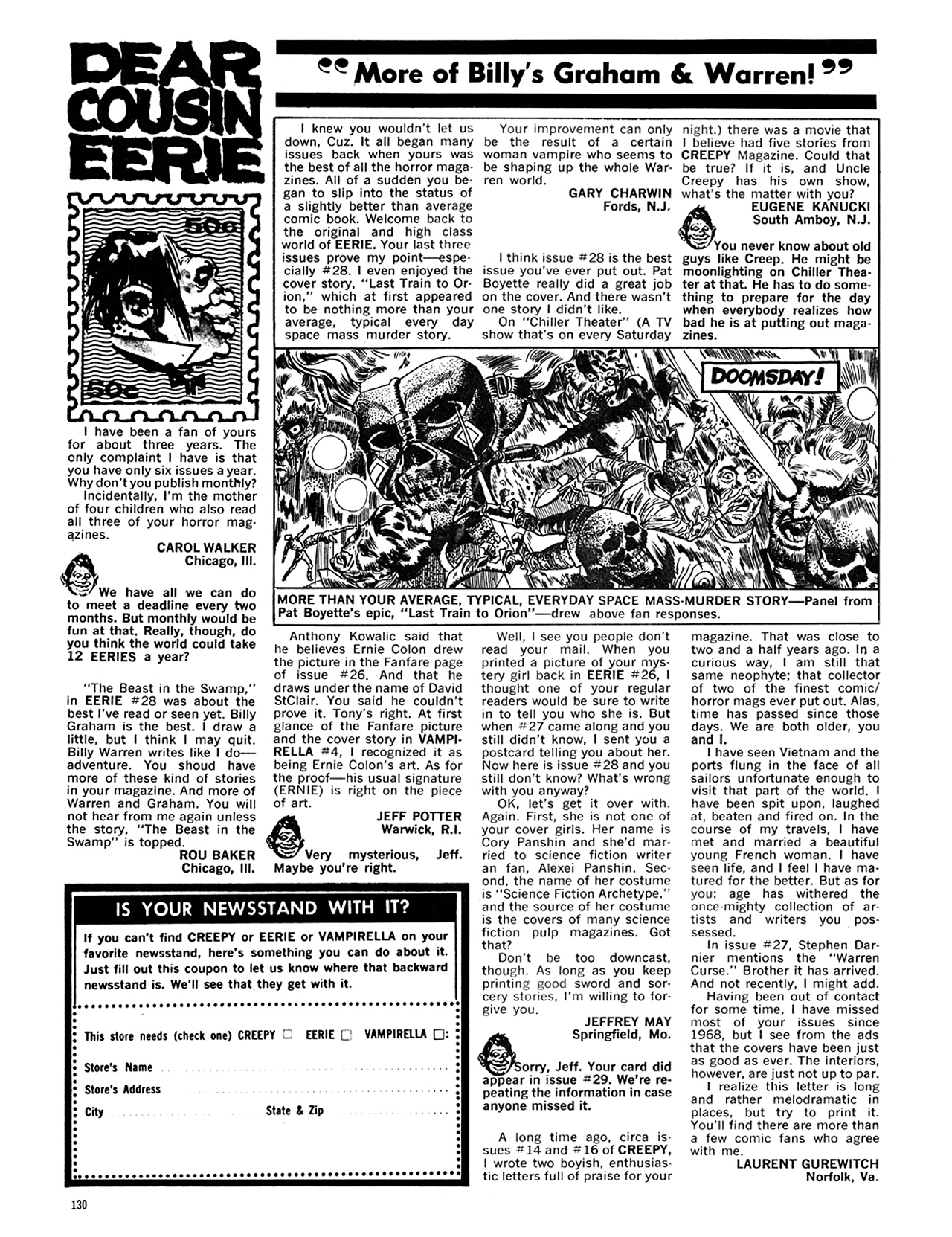 Read online Eerie Archives comic -  Issue # TPB 6 - 130