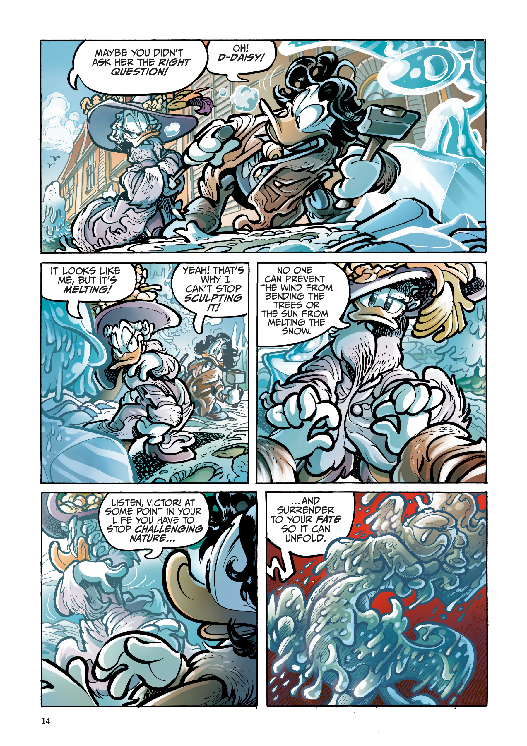 Read online Disney Frankenstein, Starring Donald Duck comic -  Issue # TPB - 14