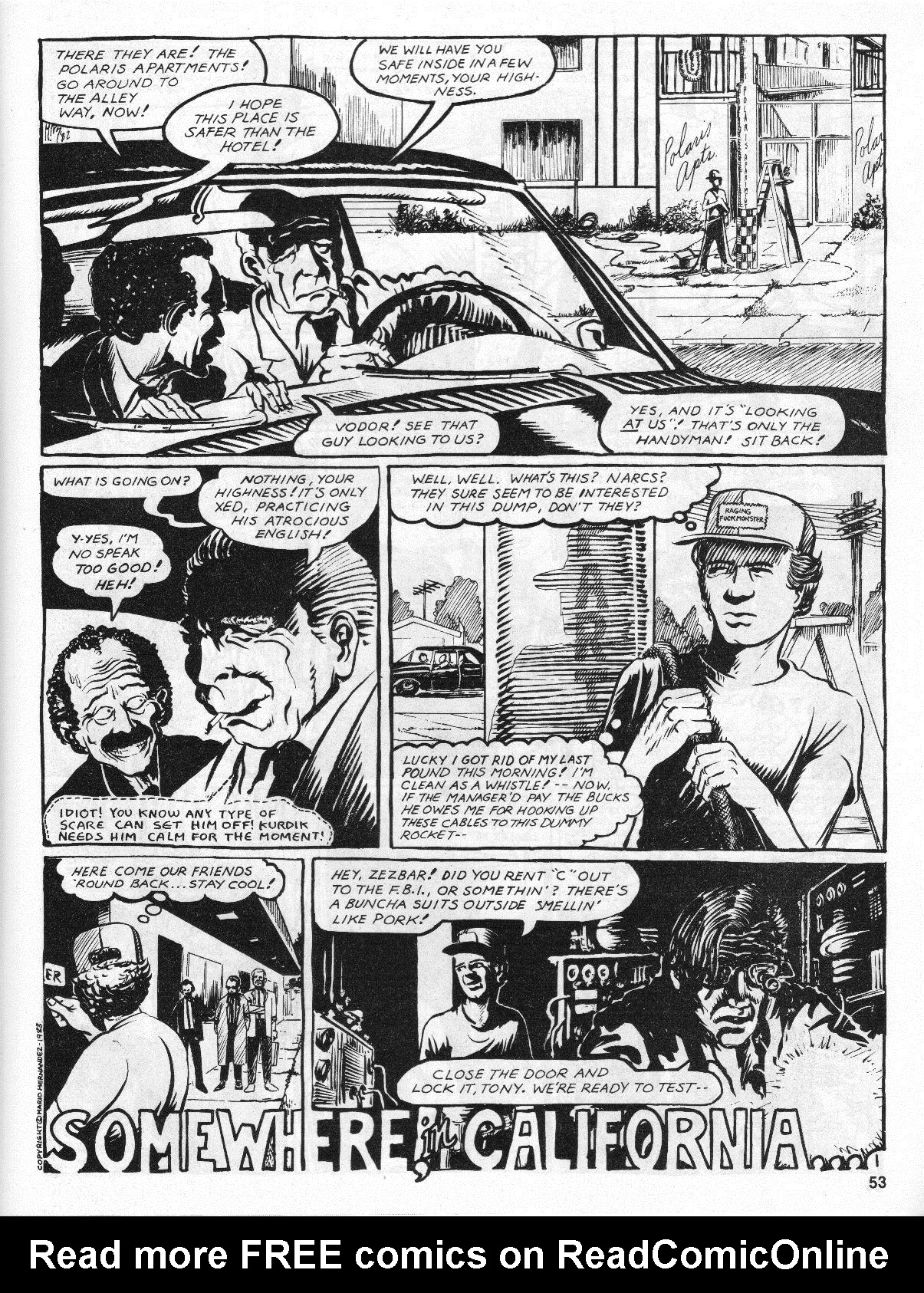 Read online Love and Rockets (1982) comic -  Issue #2 - 53