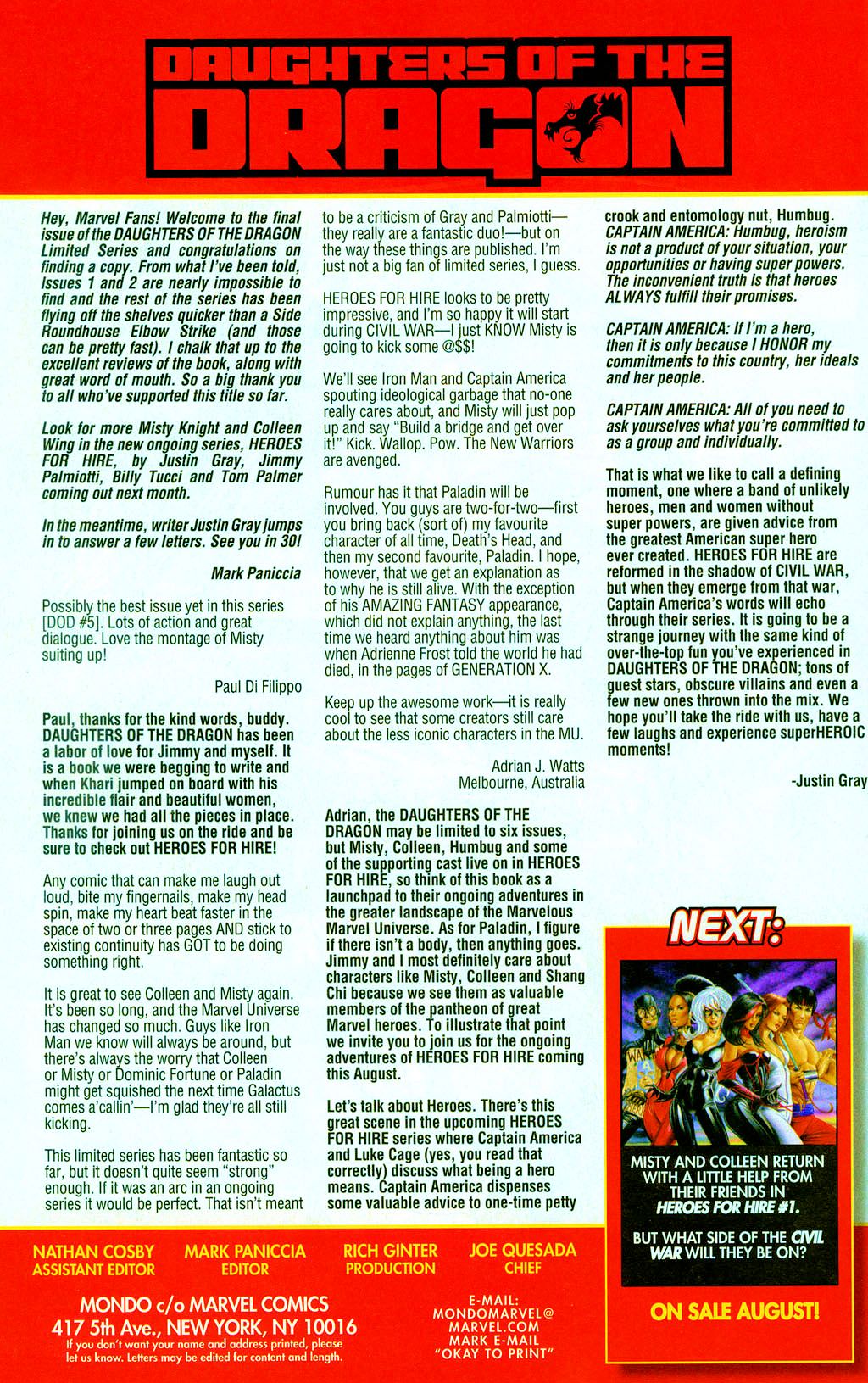 Read online Daughters of the Dragon comic -  Issue #6 - 24